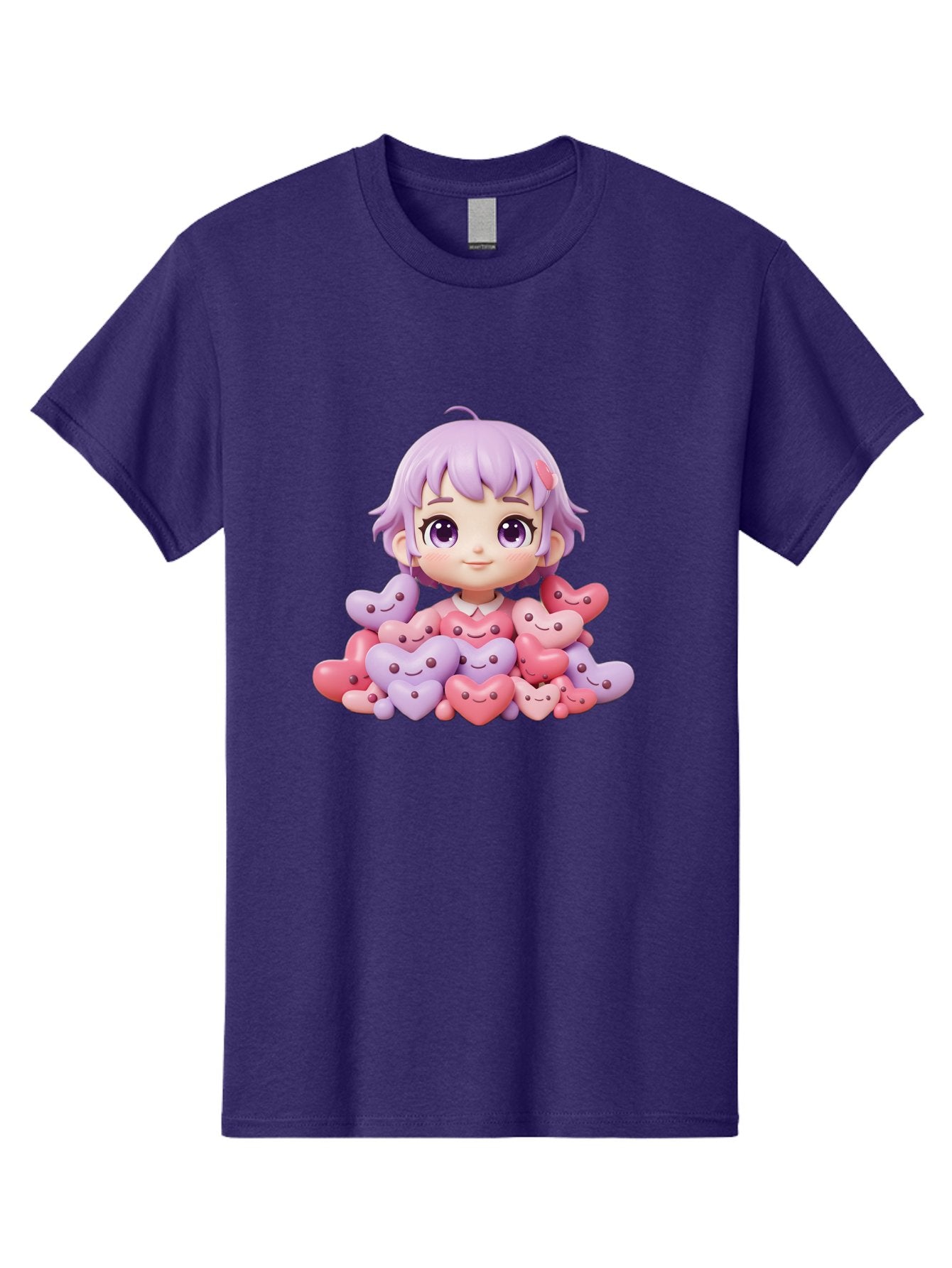 Chibi-Girl-With-Hearts Men'S Graphic Tee, 100% Cotton, Comfortable Casual Summer Wear, Machine Washable, Vintage Camera, Old Camera, Antique Camera, Black Camera, Classic Photography, Photography Equipment, Nostalgic Device, Film Camera, Bak241 6