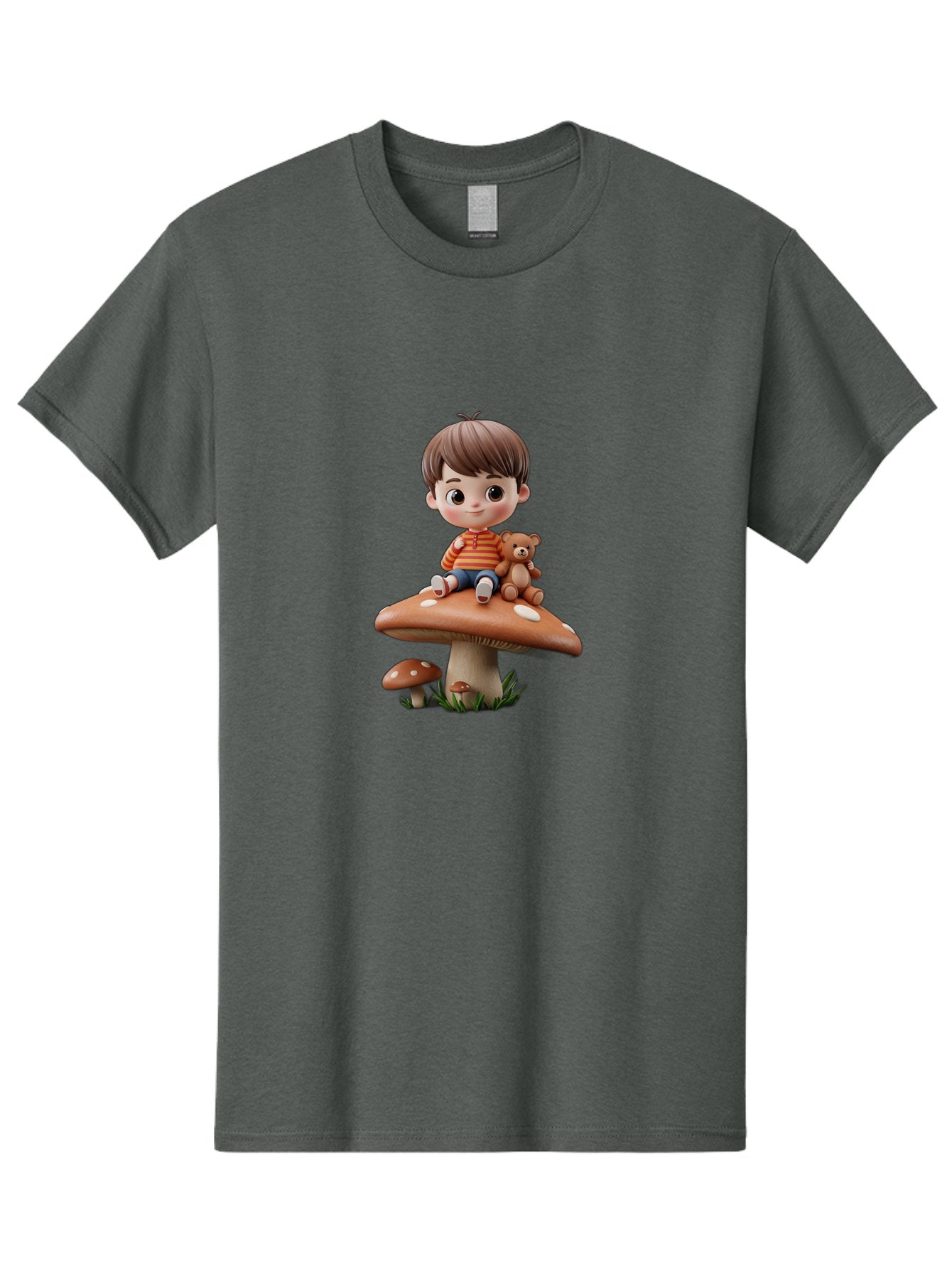 Child-Sitting-On-Mushroom Men'S Graphic Tee, 100% Cotton, Comfortable Casual Summer Wear, Machine Washable, Vintage Camera, Old Camera, Antique Camera, Black Camera, Classic Photography, Photography Equipment, Nostalgic Device, Film Camera, Bak245 15