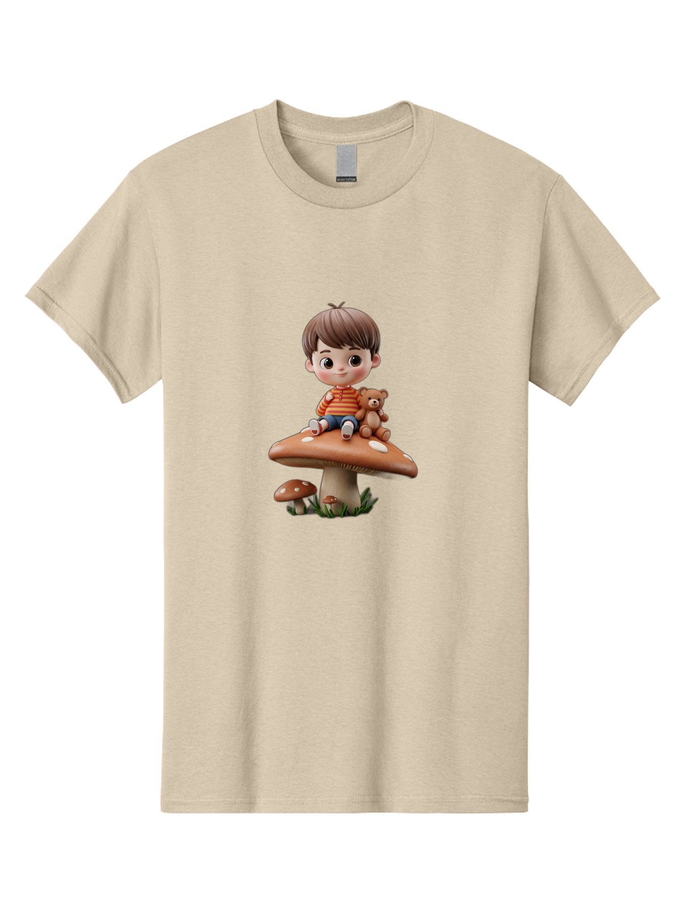 Child-Sitting-On-Mushroom Men'S Graphic Tee, 100% Cotton, Comfortable Casual Summer Wear, Machine Washable, Vintage Camera, Old Camera, Antique Camera, Black Camera, Classic Photography, Photography Equipment, Nostalgic Device, Film Camera, Bak245 14