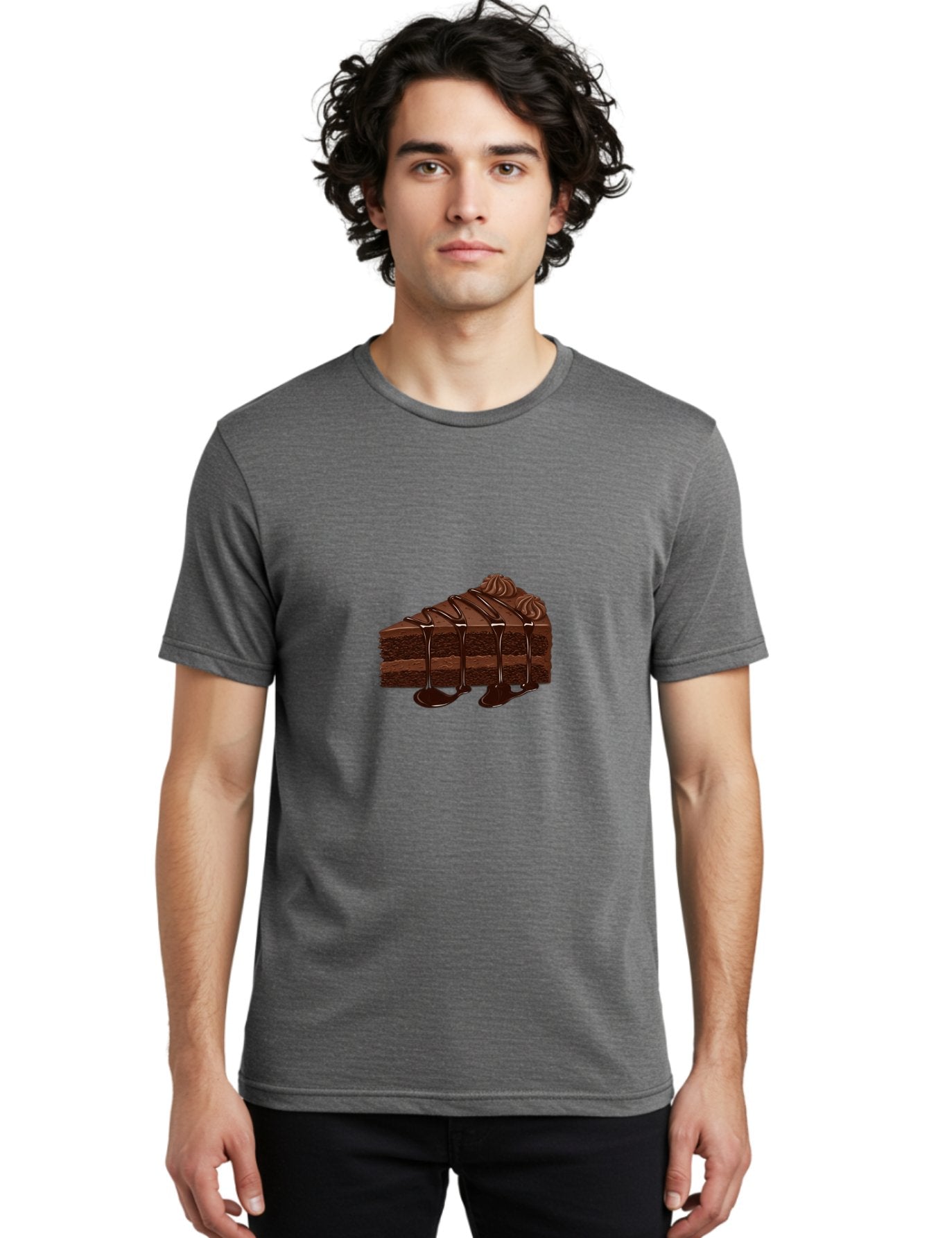 Chocolate-Cake-1 Men'S Graphic Tee, 100% Cotton, Comfortable Casual Summer Wear, Machine Washable, Vintage Camera, Old Camera, Antique Camera, Black Camera, Classic Photography, Photography Equipment, Nostalgic Device, Film Camera, Camera Art Bak248 20