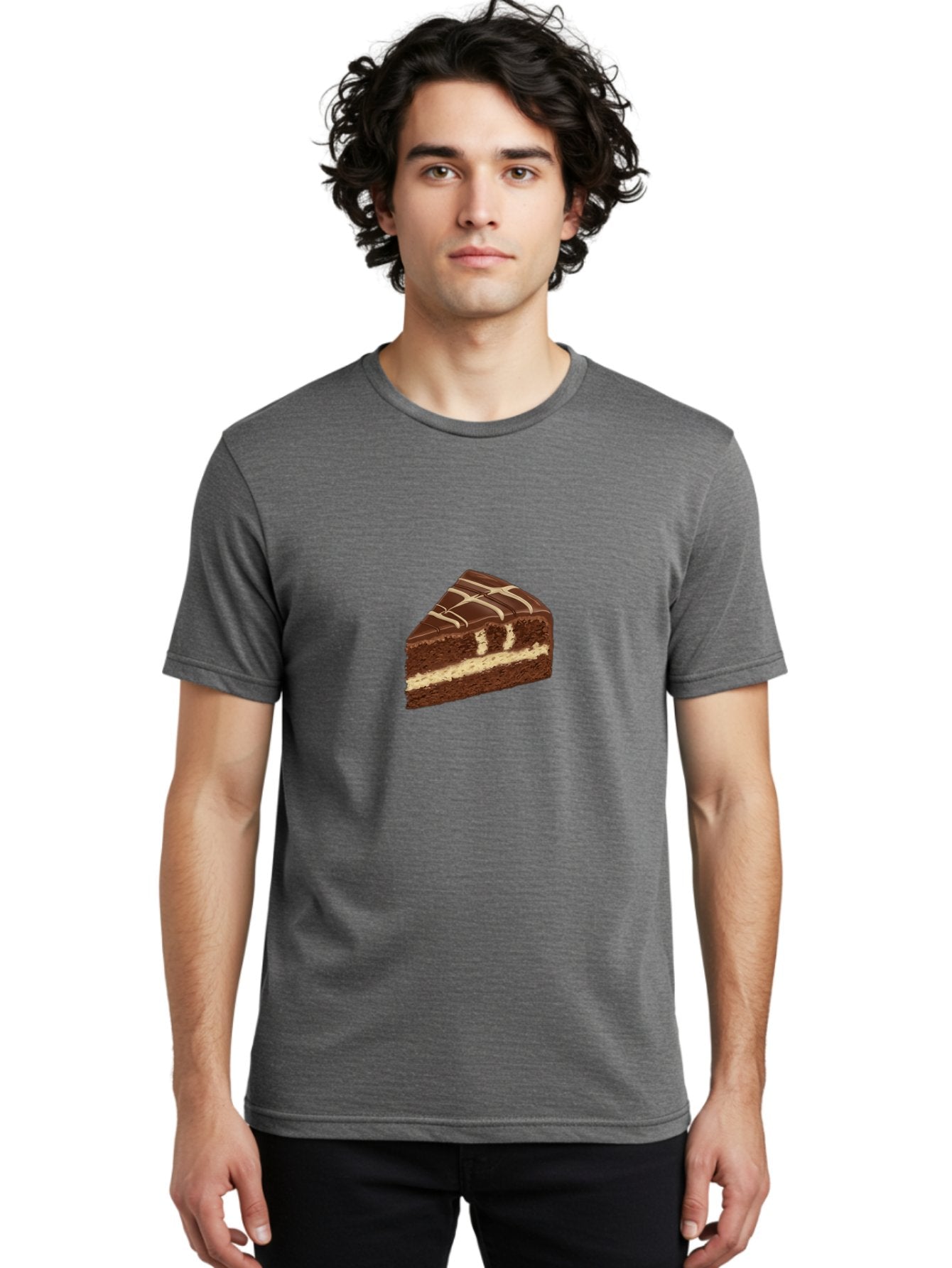 Chocolate-Cake-2 Men'S Graphic Tee, 100% Cotton, Comfortable Casual Summer Wear, Machine Washable, Vintage Camera, Old Camera, Antique Camera, Black Camera, Classic Photography, Photography Equipment, Nostalgic Device, Film Camera, Camera Art Bak249 28
