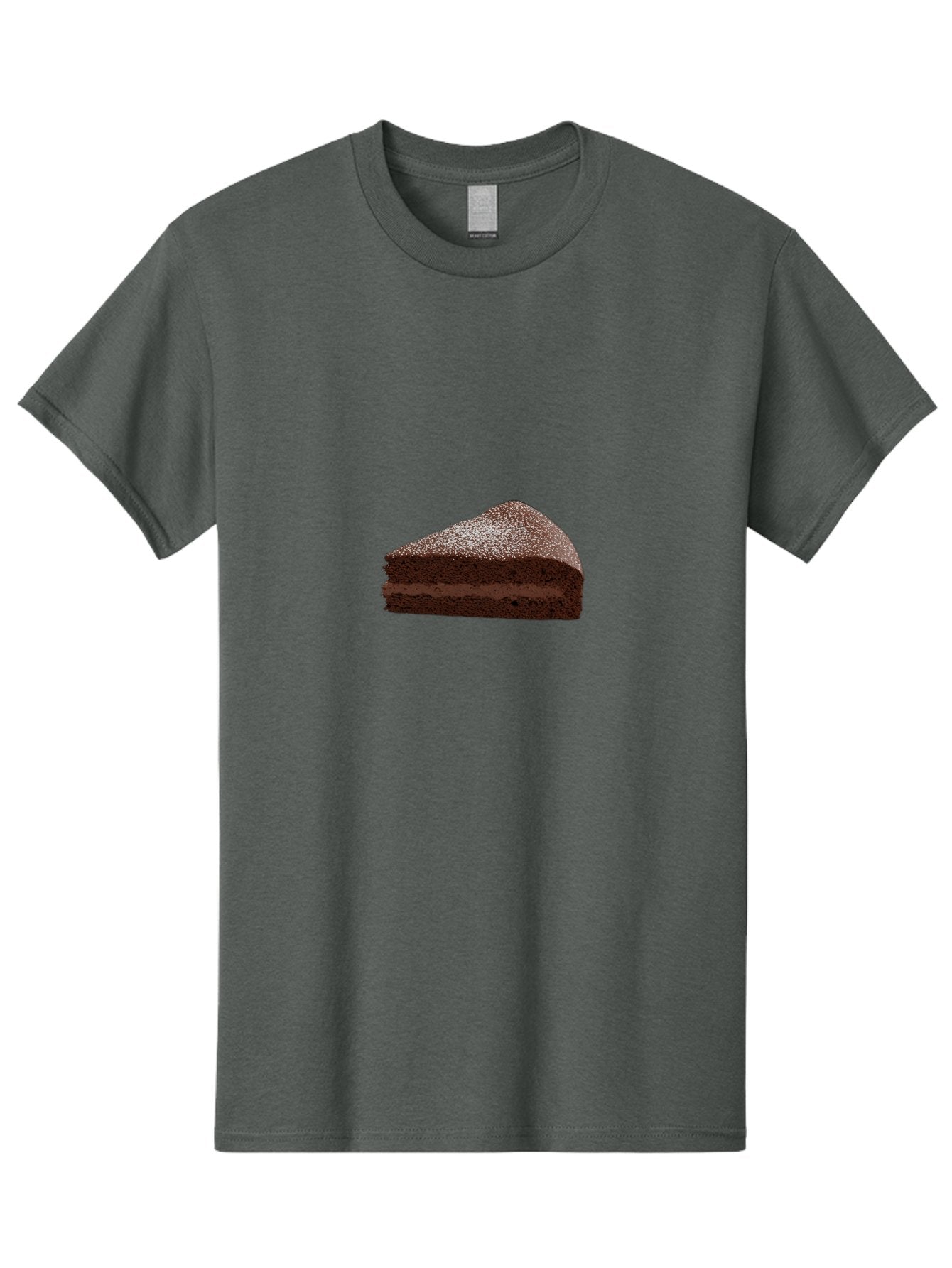 Chocolate-Cake-Slice-1 Men'S Graphic Tee, 100% Cotton, Comfortable Casual Summer Wear, Machine Washable, Vintage Camera, Old Camera, Antique Camera, Black Camera, Classic Photography, Photography Equipment, Nostalgic Device, Film Camera, Bak251