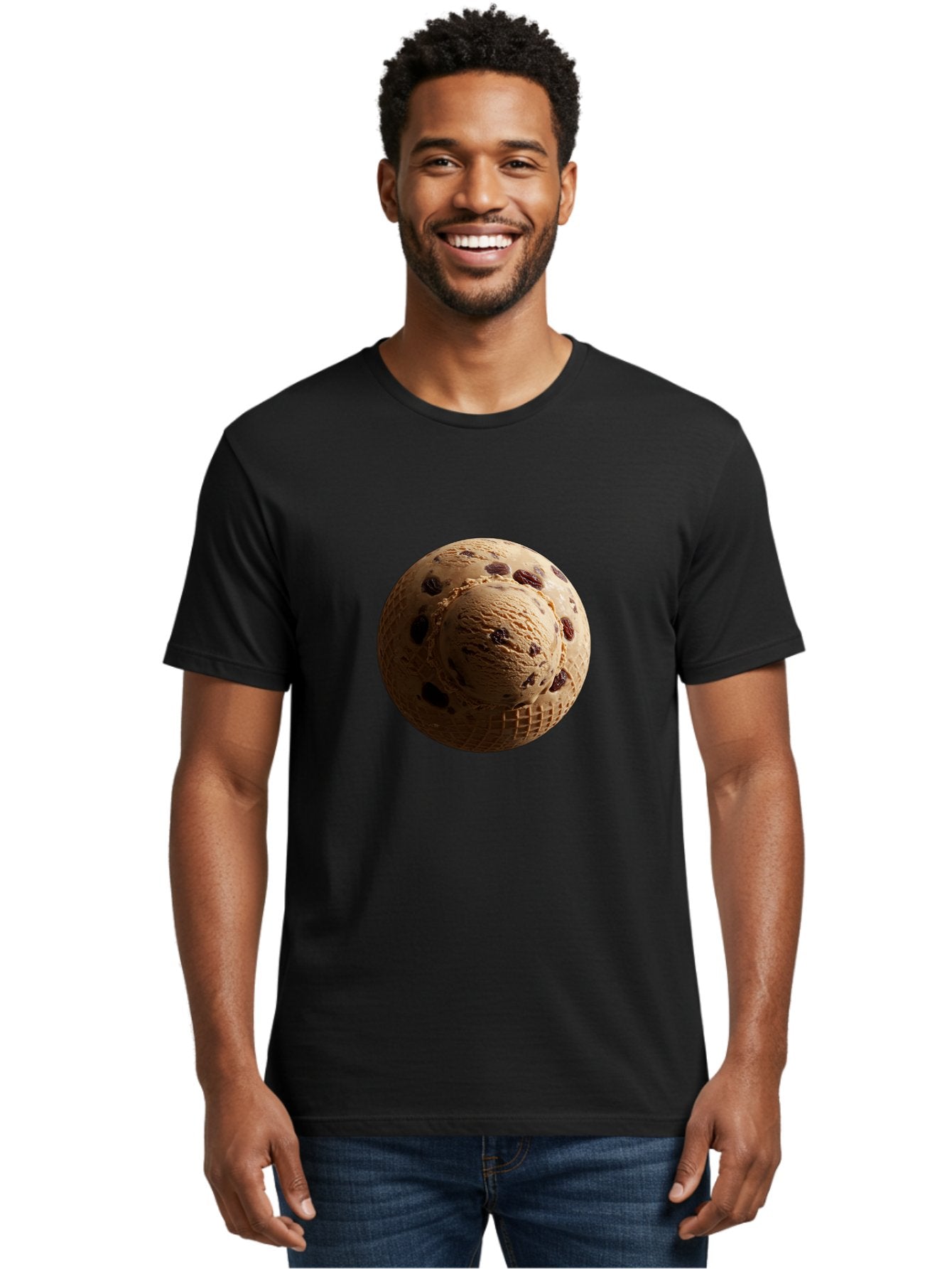Chocolate-Chip-Ice-Cream-Scoop Men'S Graphic Tee, 100% Cotton, Comfortable Casual Summer Wear, Machine Washable, Vintage Camera, Old Camera, Antique Camera, Black Camera, Classic Photography, Photography Equipment, Nostalgic Device, Bak254 22