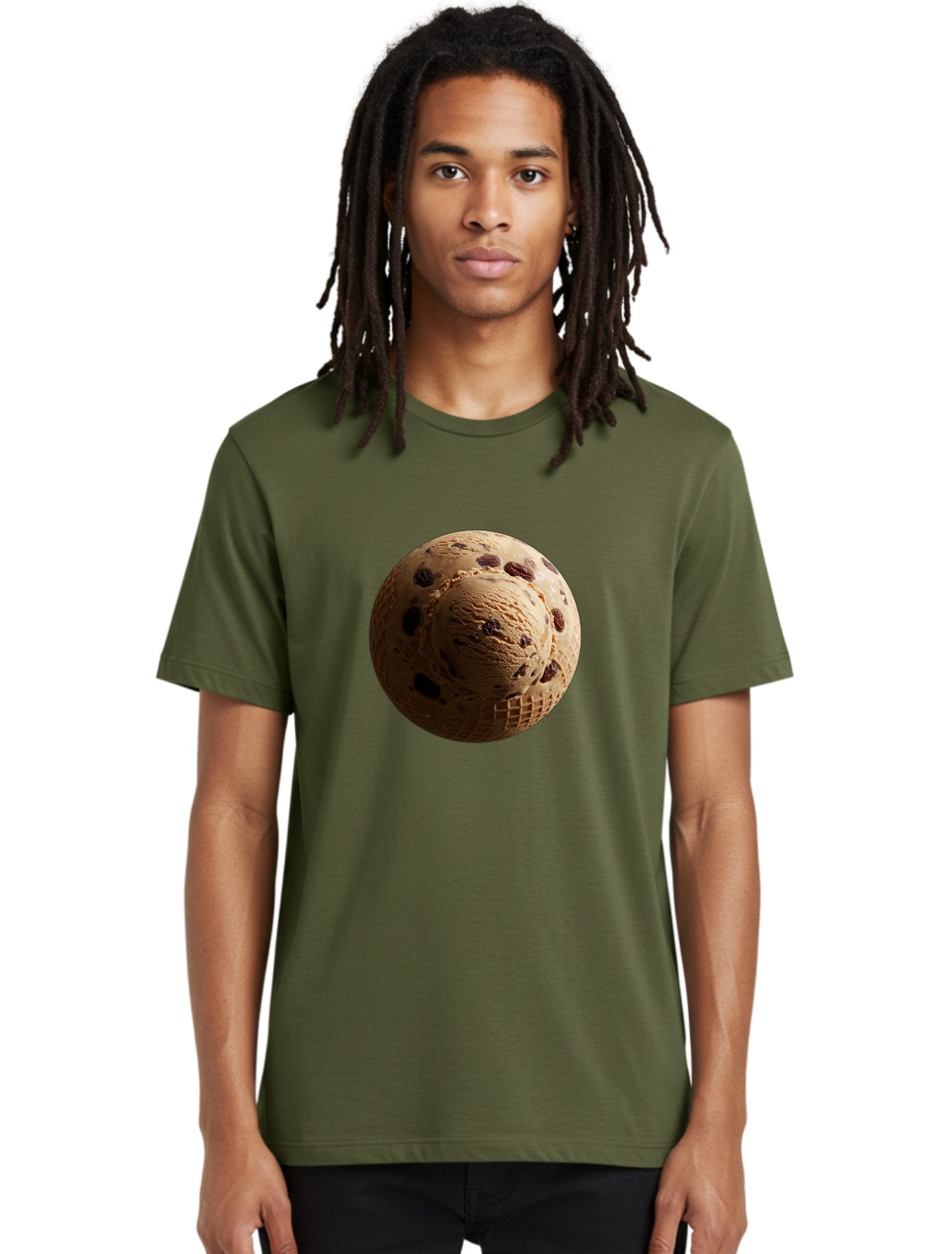 Chocolate-Chip-Ice-Cream-Scoop Men'S Graphic Tee, 100% Cotton, Comfortable Casual Summer Wear, Machine Washable, Vintage Camera, Old Camera, Antique Camera, Black Camera, Classic Photography, Photography Equipment, Nostalgic Device, Bak254 23