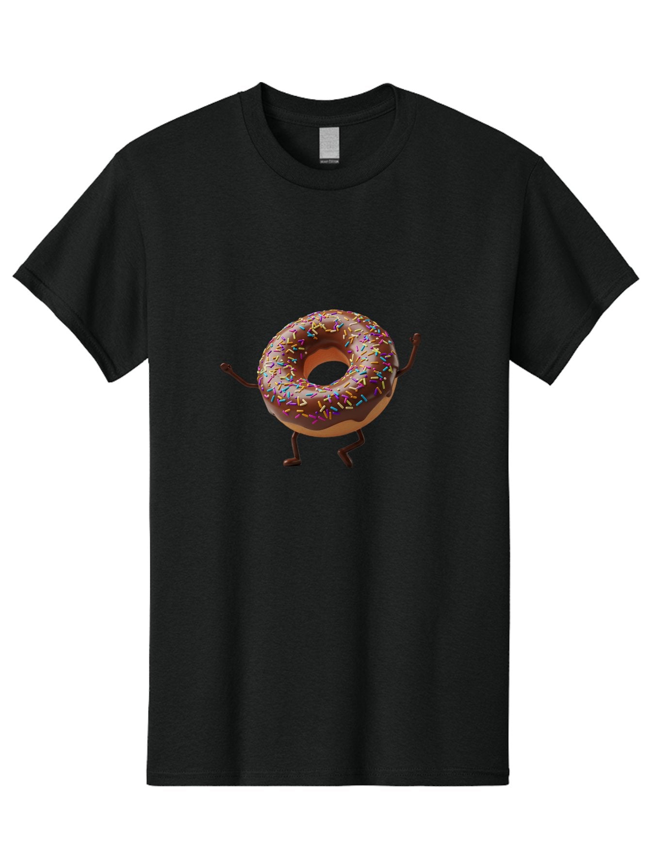 Chocolate-Donut Men'S Graphic Tee, 100% Cotton, Comfortable Casual Summer Wear, Machine Washable, Vintage Camera, Old Camera, Antique Camera, Black Camera, Classic Photography, Photography Equipment, Nostalgic Device, Film Camera, Camera Art Bak255 3