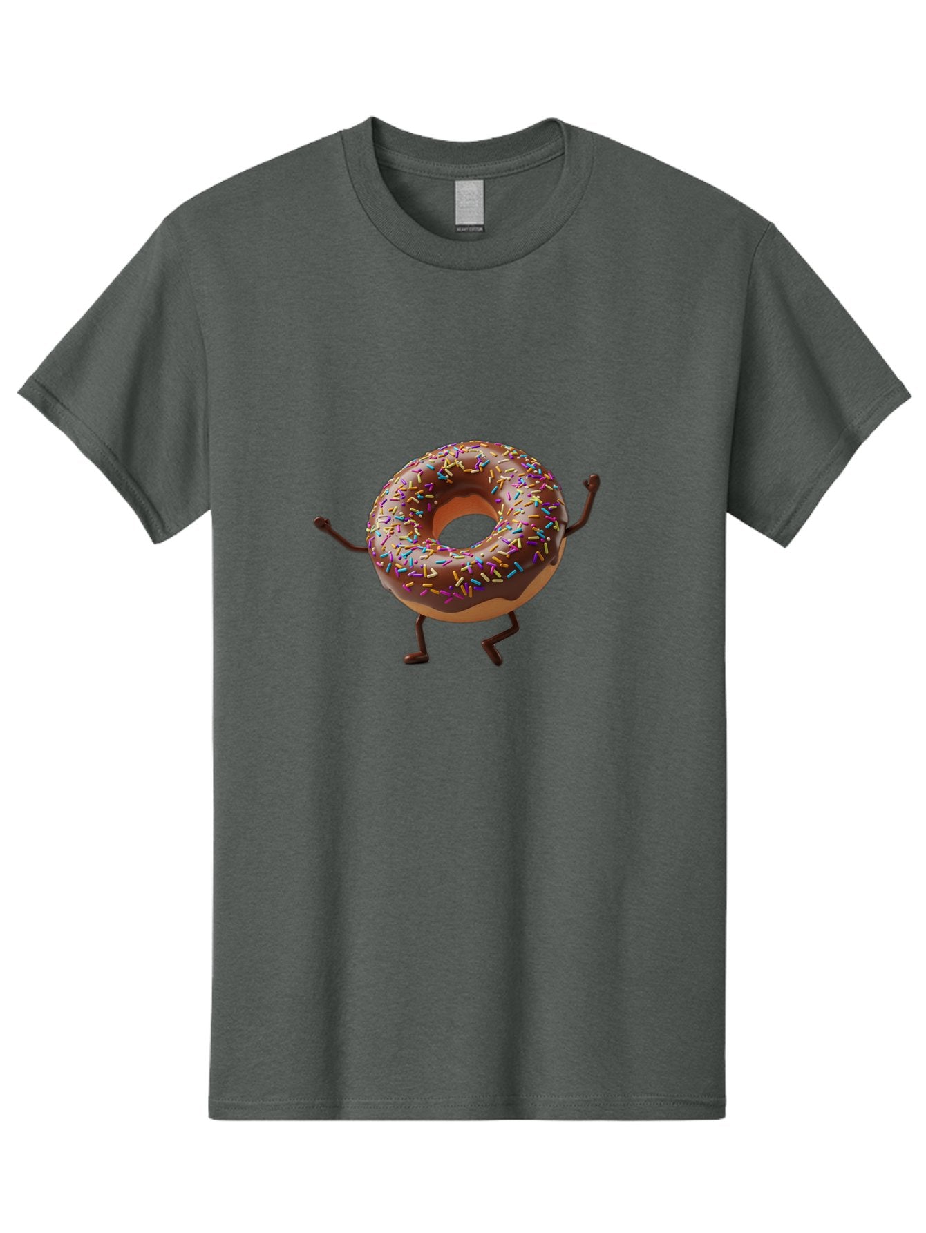 Chocolate-Donut Men'S Graphic Tee, 100% Cotton, Comfortable Casual Summer Wear, Machine Washable, Vintage Camera, Old Camera, Antique Camera, Black Camera, Classic Photography, Photography Equipment, Nostalgic Device, Film Camera, Camera Art Bak255 4