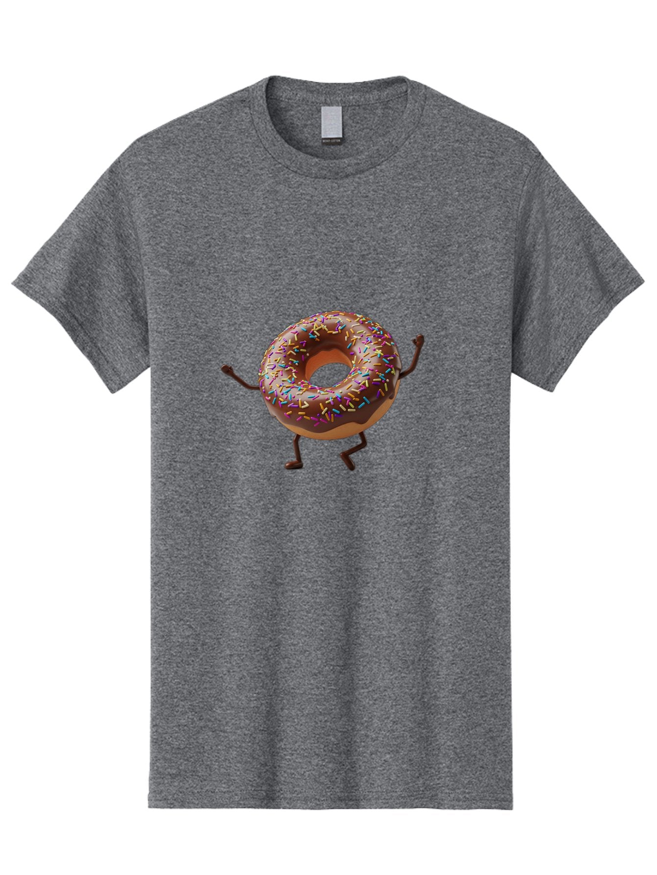 Chocolate-Donut Men'S Graphic Tee, 100% Cotton, Comfortable Casual Summer Wear, Machine Washable, Vintage Camera, Old Camera, Antique Camera, Black Camera, Classic Photography, Photography Equipment, Nostalgic Device, Film Camera, Camera Art Bak255 5