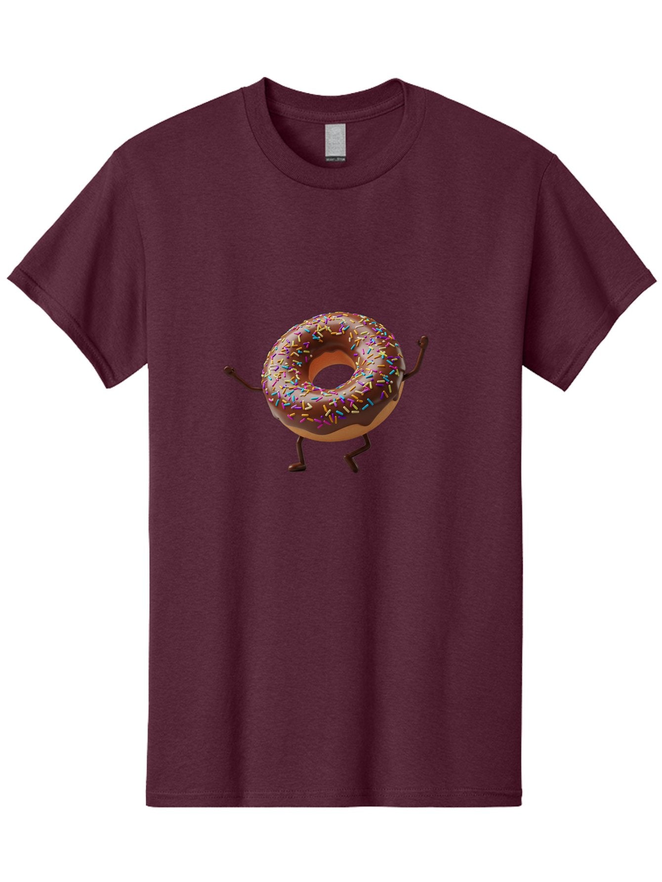 Chocolate-Donut Men'S Graphic Tee, 100% Cotton, Comfortable Casual Summer Wear, Machine Washable, Vintage Camera, Old Camera, Antique Camera, Black Camera, Classic Photography, Photography Equipment, Nostalgic Device, Film Camera, Camera Art Bak255 11