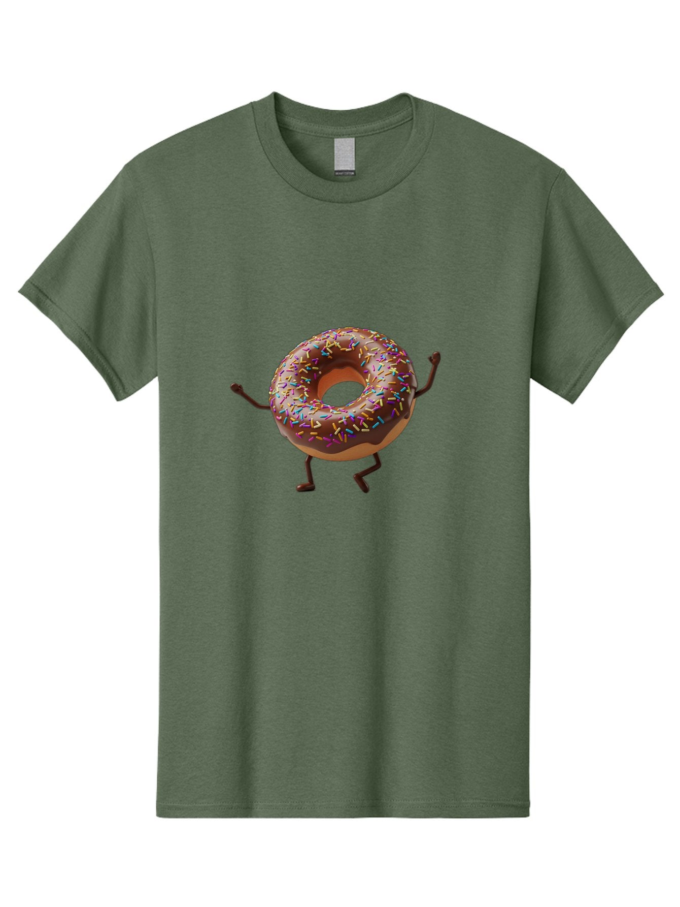 Chocolate-Donut Men'S Graphic Tee, 100% Cotton, Comfortable Casual Summer Wear, Machine Washable, Vintage Camera, Old Camera, Antique Camera, Black Camera, Classic Photography, Photography Equipment, Nostalgic Device, Film Camera, Camera Art Bak255