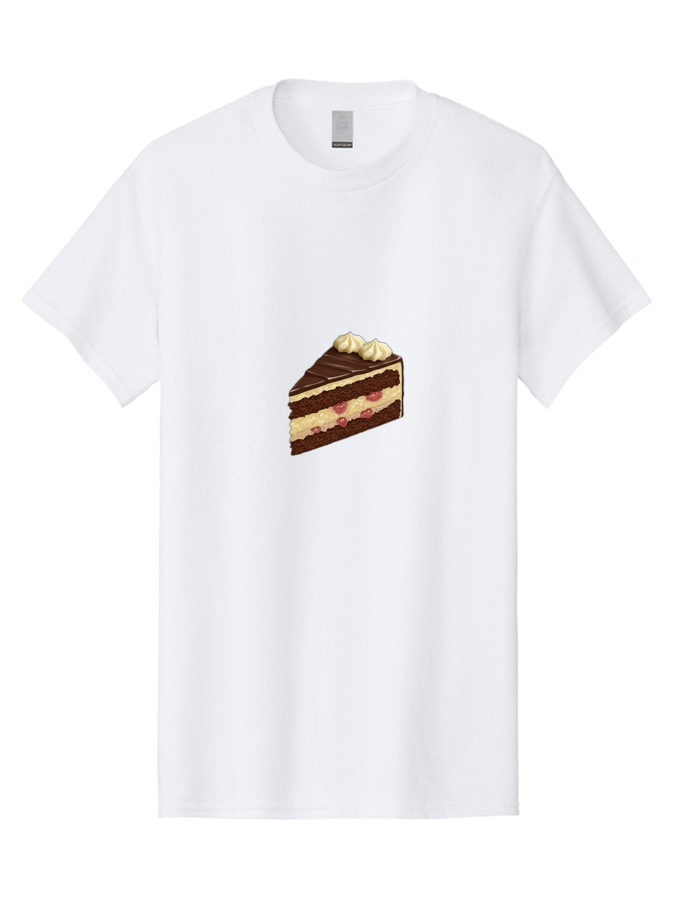 Chocolate-Layer-Cake-2 Men'S Graphic Tee, 100% Cotton, Comfortable Casual Summer Wear, Machine Washable, Vintage Camera, Old Camera, Antique Camera, Black Camera, Classic Photography, Photography Equipment, Nostalgic Device, Film Camera, Bak257 6