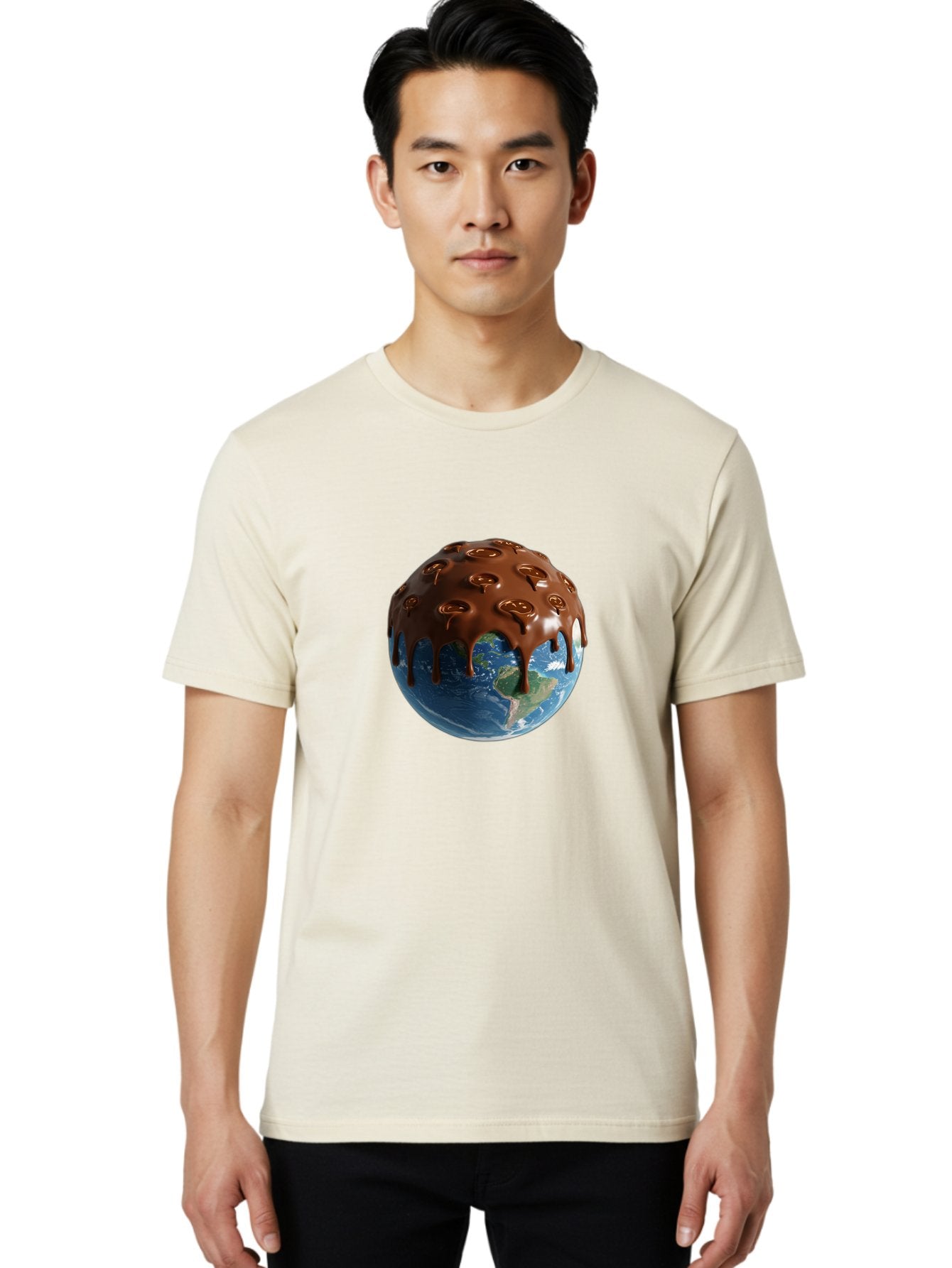 Chocolate-Planet-Earth Men'S Graphic Tee, 100% Cotton, Comfortable Casual Summer Wear, Machine Washable, Vintage Camera, Old Camera, Antique Camera, Black Camera, Classic Photography, Photography Equipment, Nostalgic Device, Film Camera, Bak259 21