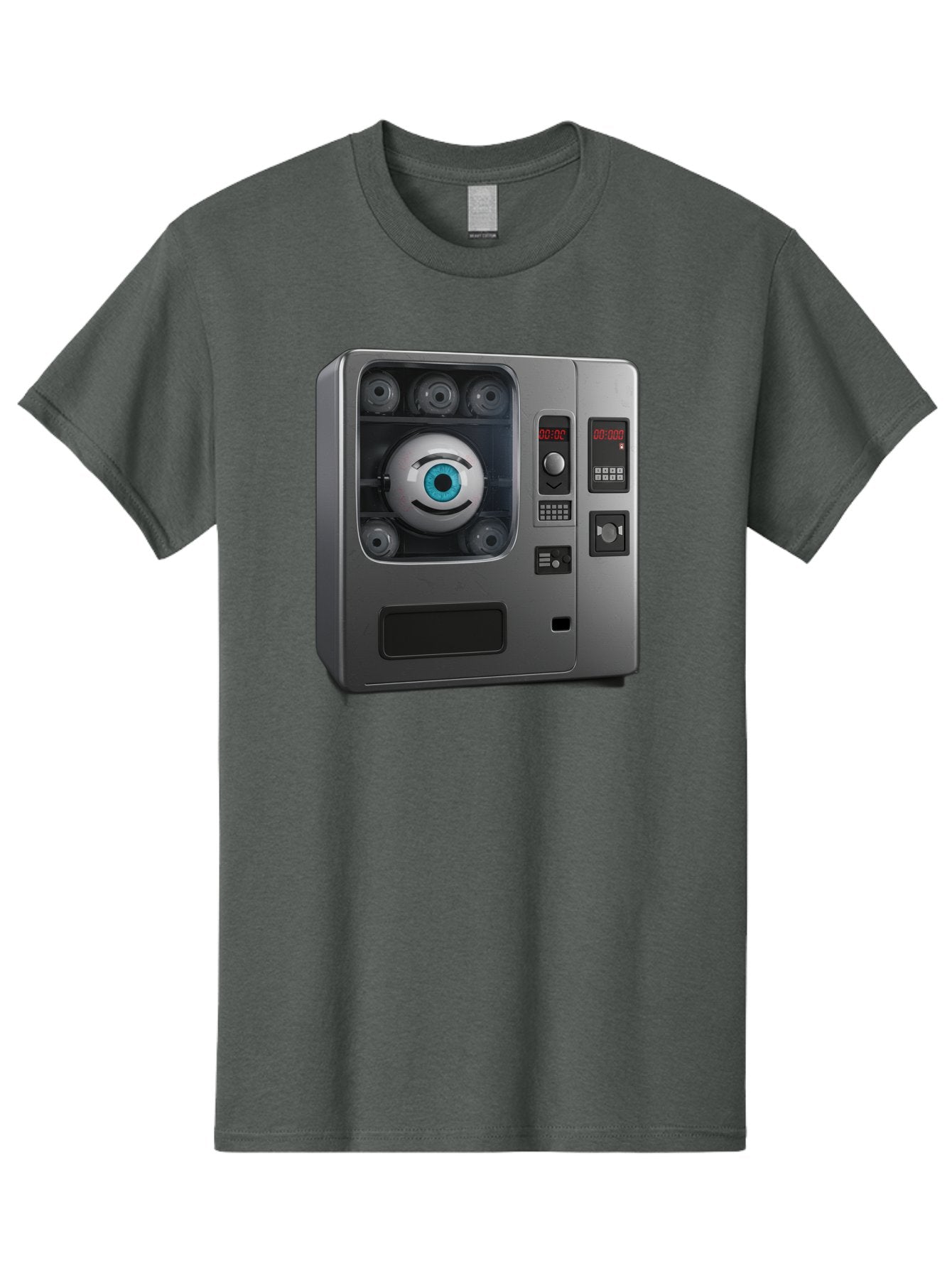 Claptrap Men'S Graphic Tee, 100% Cotton, Comfortable Casual Summer Wear, Machine Washable, Vintage Camera, Old Camera, Antique Camera, Black Camera, Classic Photography, Photography Equipment, Nostalgic Device, Film Camera, Camera Art Bak261 15