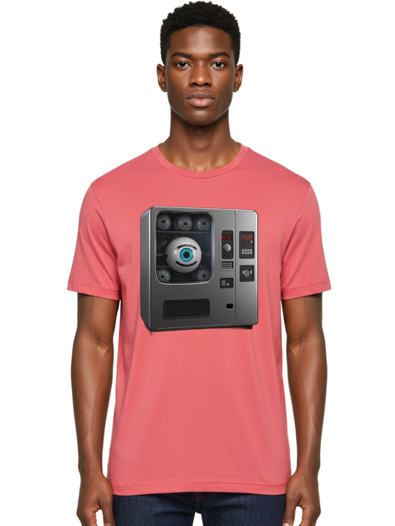 Claptrap Men'S Graphic Tee, 100% Cotton, Comfortable Casual Summer Wear, Machine Washable, Vintage Camera, Old Camera, Antique Camera, Black Camera, Classic Photography, Photography Equipment, Nostalgic Device, Film Camera, Camera Art Bak261 28