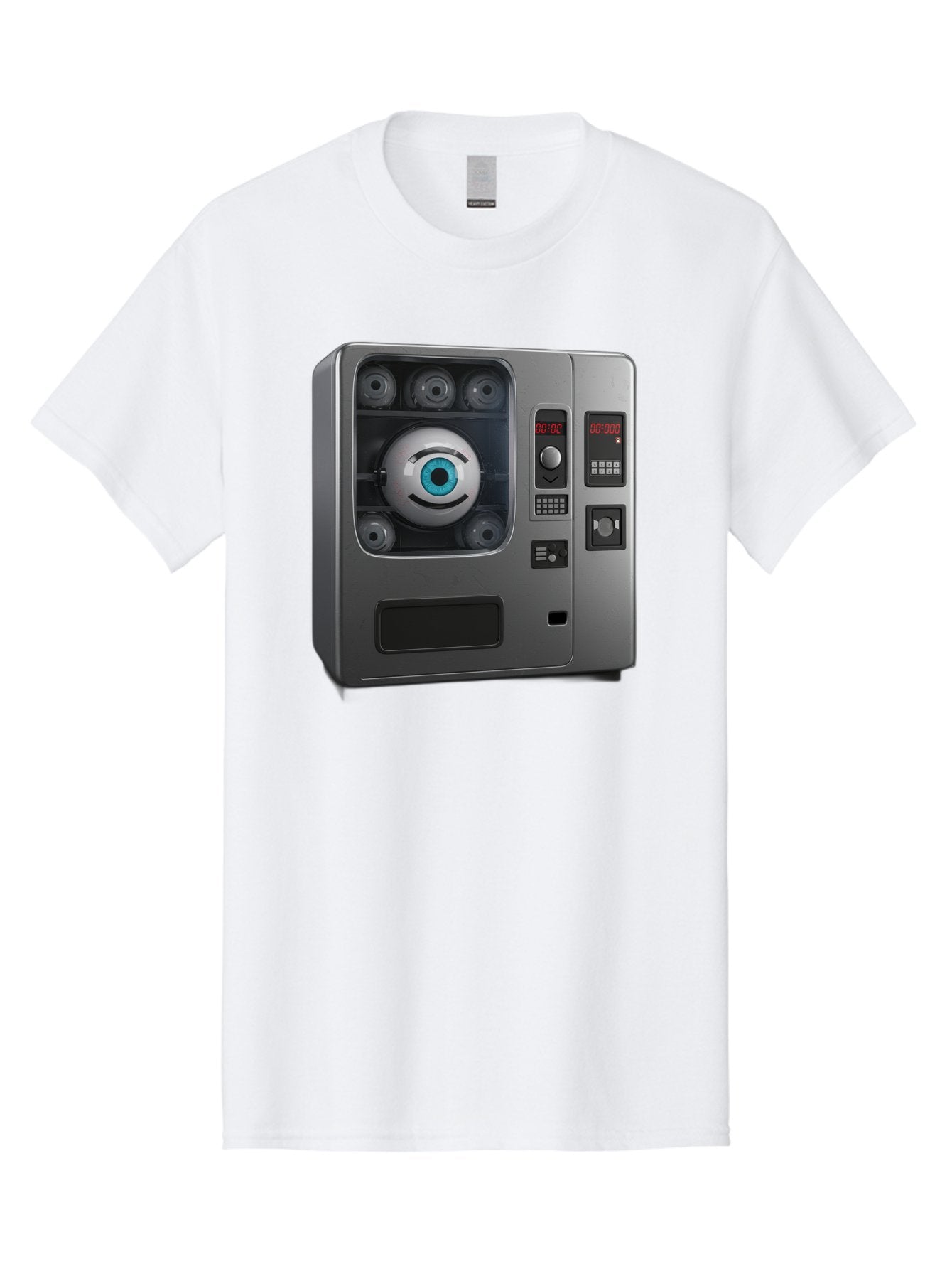 Claptrap Men'S Graphic Tee, 100% Cotton, Comfortable Casual Summer Wear, Machine Washable, Vintage Camera, Old Camera, Antique Camera, Black Camera, Classic Photography, Photography Equipment, Nostalgic Device, Film Camera, Camera Art Bak261 11