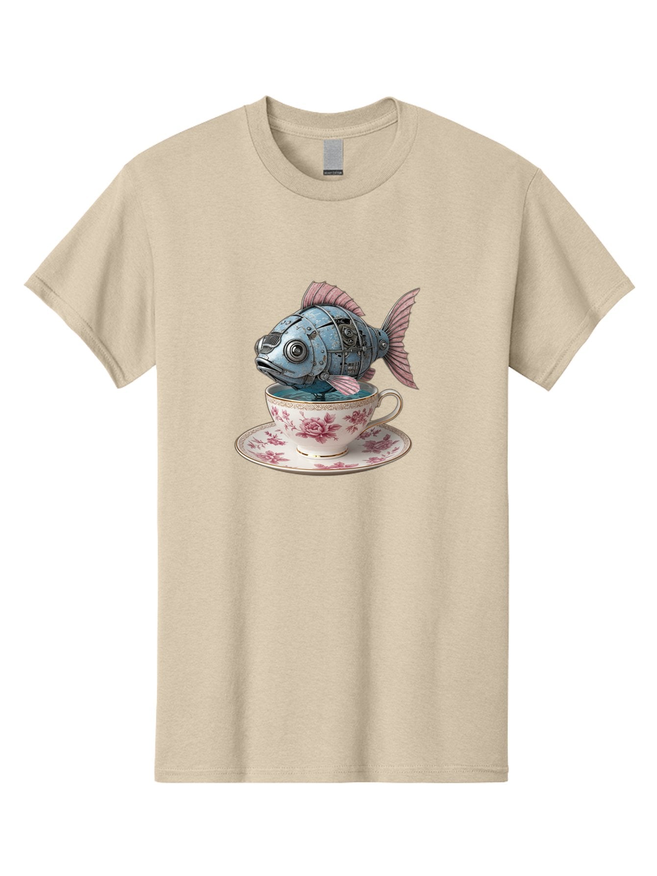 Clockwork-Fish Men'S Graphic Tee, 100% Cotton, Comfortable Casual Summer Wear, Machine Washable, Vintage Camera, Old Camera, Antique Camera, Black Camera, Classic Photography, Photography Equipment, Nostalgic Device, Film Camera, Camera Art Bak263 3