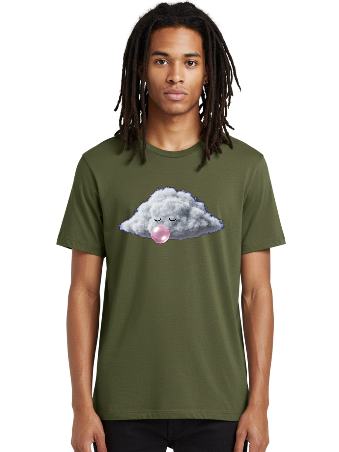 Cloud-Blowing-Bubble-1 Men'S Graphic Tee, 100% Cotton, Comfortable Casual Summer Wear, Machine Washable, Vintage Camera, Old Camera, Antique Camera, Black Camera, Classic Photography, Photography Equipment, Nostalgic Device, Film Camera, Bak264 25