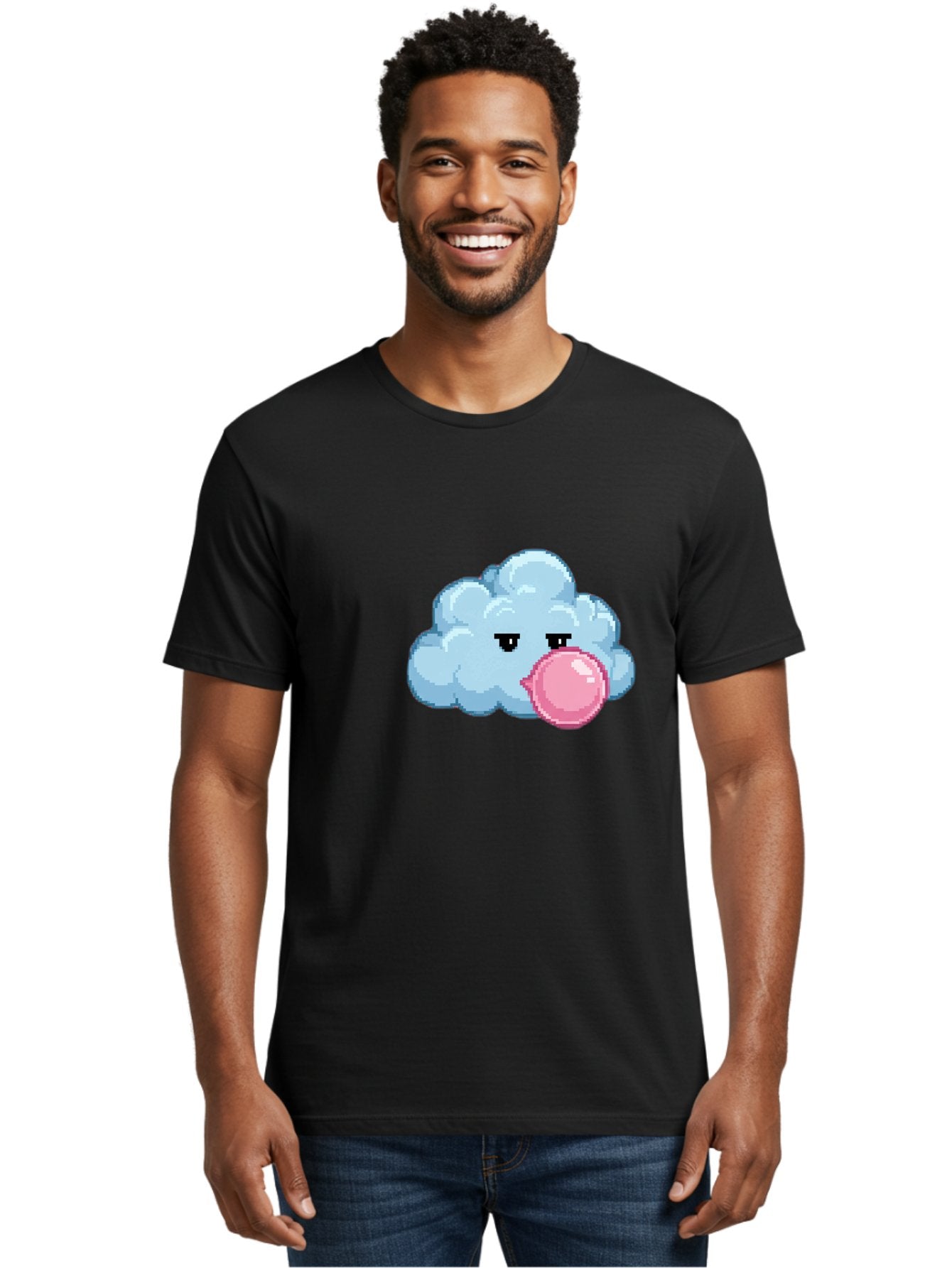 Cloud-Chewing-Pink-Gum Men'S Graphic Tee, 100% Cotton, Comfortable Casual Summer Wear, Machine Washable, Vintage Camera, Old Camera, Antique Camera, Black Camera, Classic Photography, Photography Equipment, Nostalgic Device, Film Camera, Bak268 21