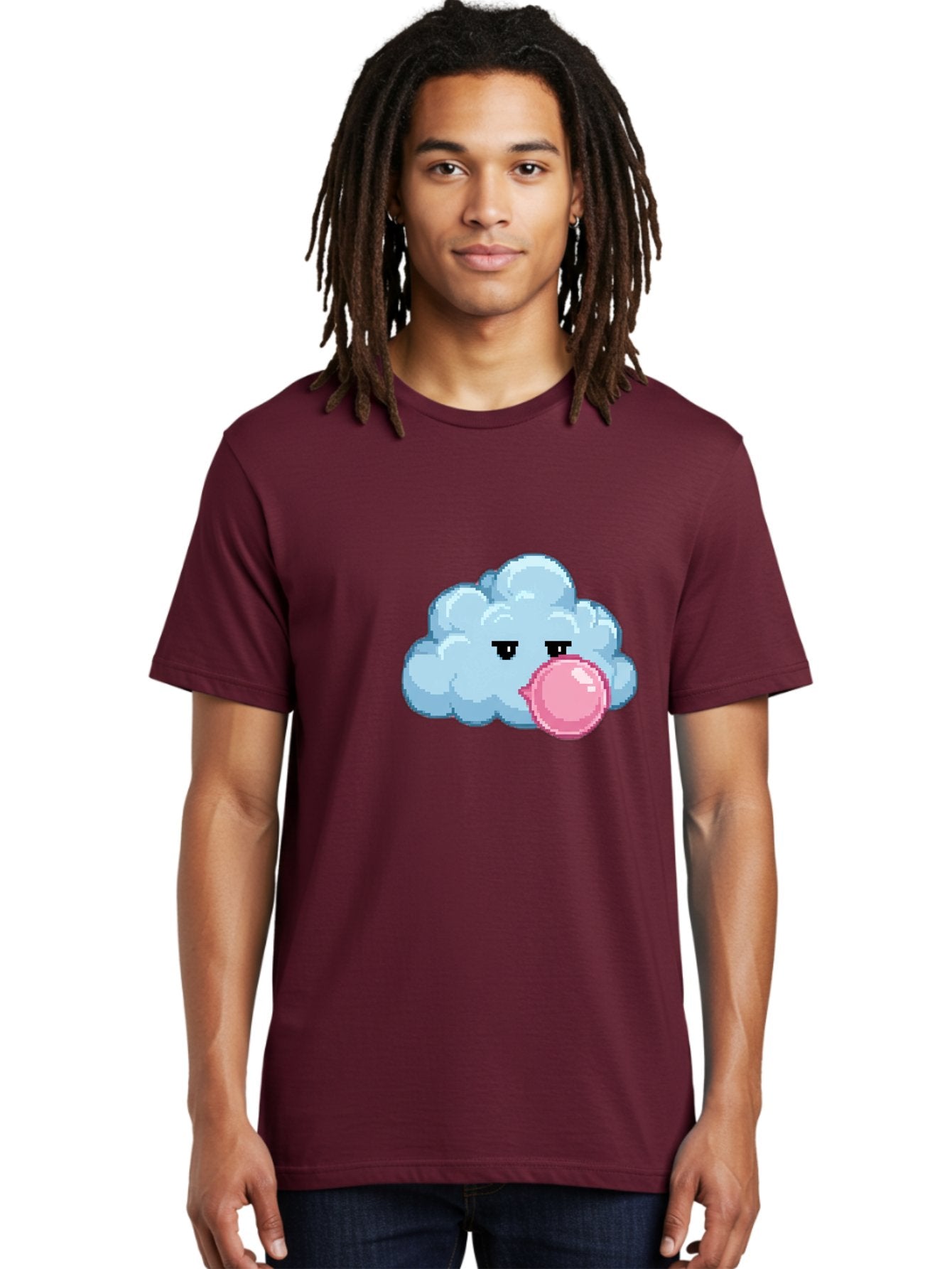 Cloud-Chewing-Pink-Gum Men'S Graphic Tee, 100% Cotton, Comfortable Casual Summer Wear, Machine Washable, Vintage Camera, Old Camera, Antique Camera, Black Camera, Classic Photography, Photography Equipment, Nostalgic Device, Film Camera, Bak268 17