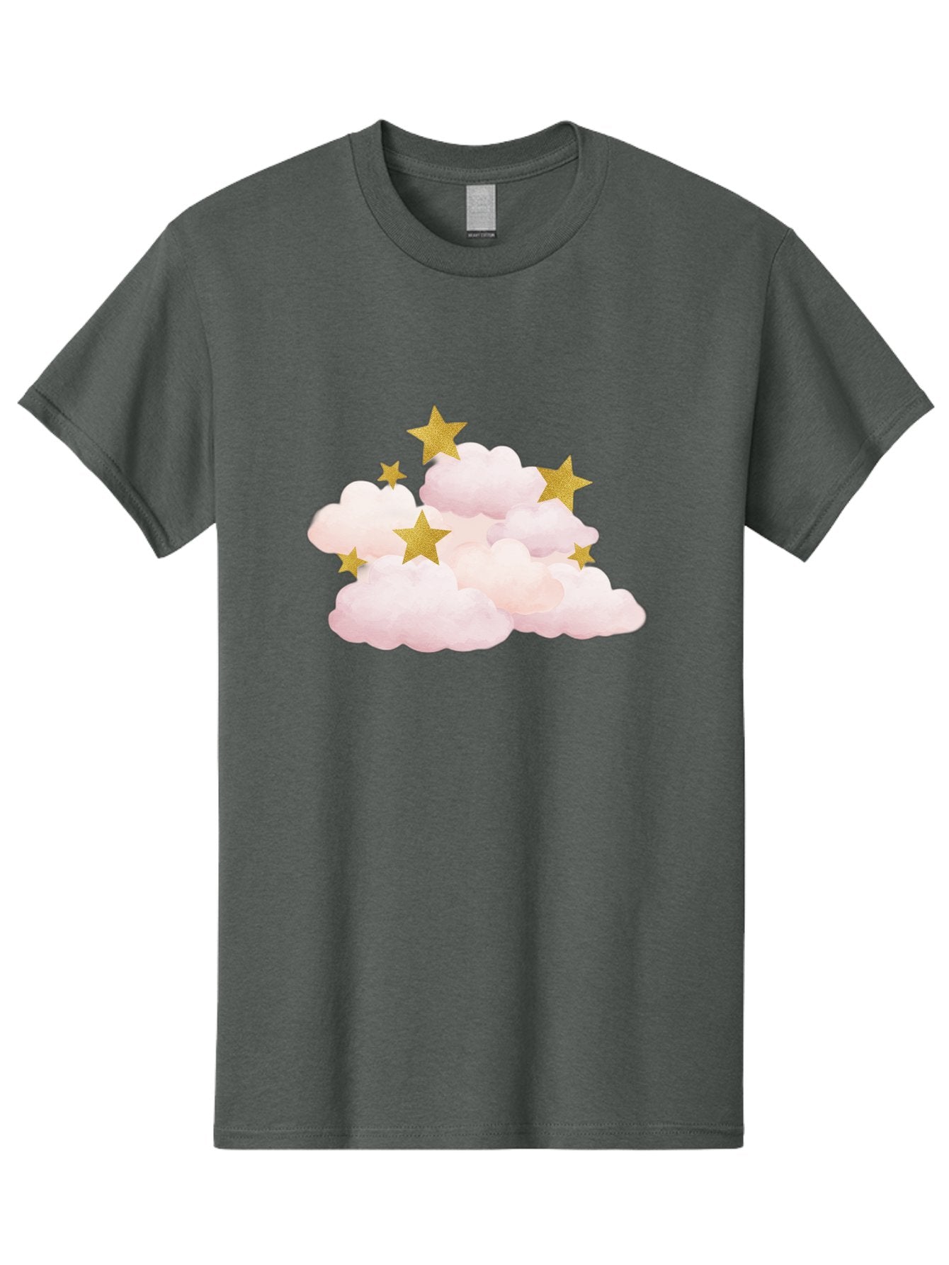 Clouds-With-Stars Men'S Graphic Tee, 100% Cotton, Comfortable Casual Summer Wear, Machine Washable, Vintage Camera, Old Camera, Antique Camera, Black Camera, Classic Photography, Photography Equipment, Nostalgic Device, Film Camera, Camera Art Bak271 5