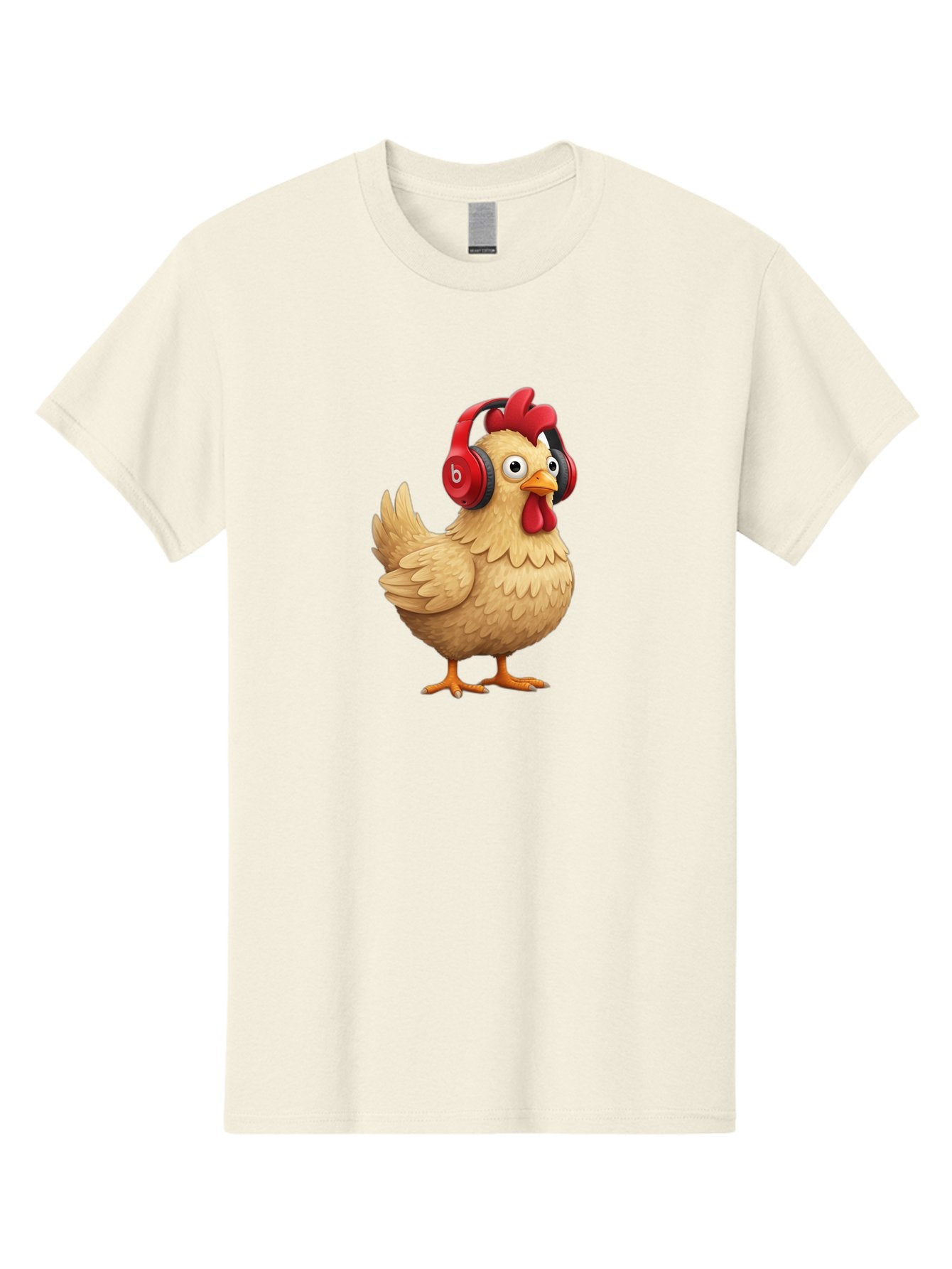 Clucking-Chicken-With-Headphones Men'S Graphic Tee, 100% Cotton, Comfortable Casual Summer Wear, Machine Washable, Vintage Camera, Old Camera, Antique Camera, Black Camera, Classic Photography, Photography Equipment, Nostalgic Device, Bak274 14