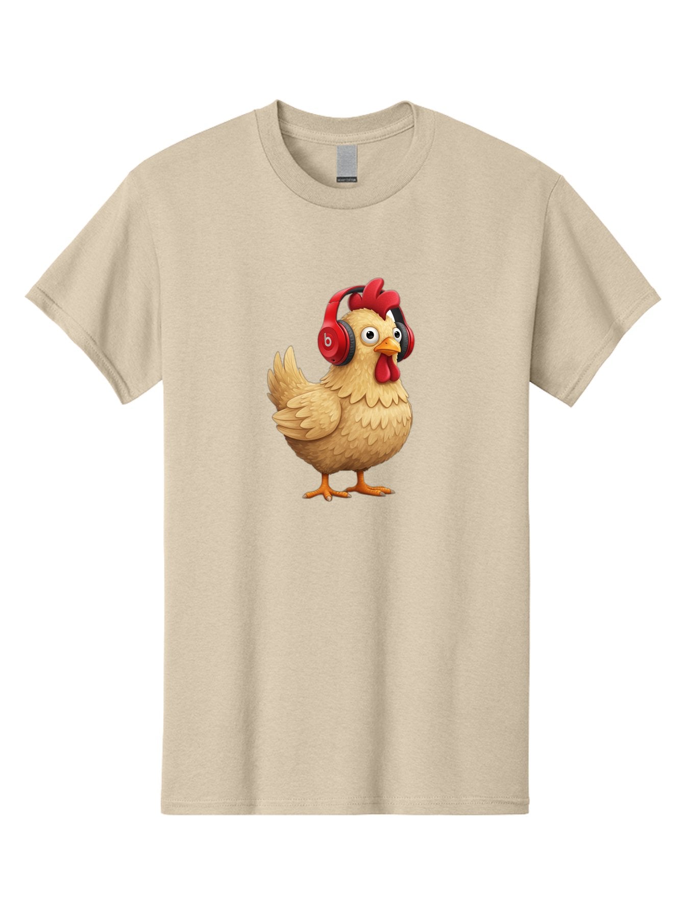 Clucking-Chicken-With-Headphones Men'S Graphic Tee, 100% Cotton, Comfortable Casual Summer Wear, Machine Washable, Vintage Camera, Old Camera, Antique Camera, Black Camera, Classic Photography, Photography Equipment, Nostalgic Device, Bak274 8