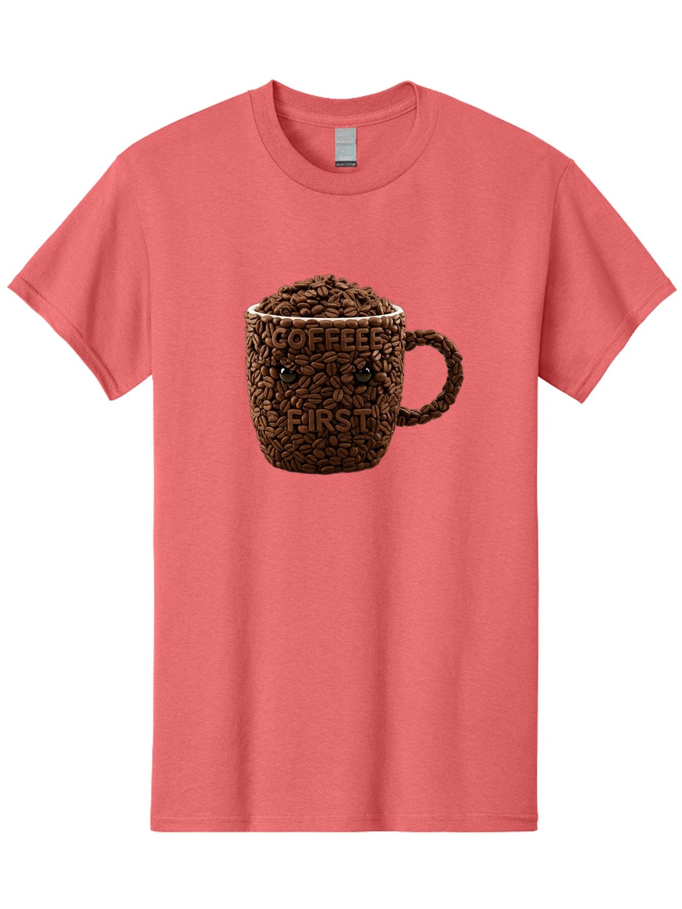 Coffee-First-2 Men'S Graphic Tee, 100% Cotton, Comfortable Casual Summer Wear, Machine Washable, Vintage Camera, Old Camera, Antique Camera, Black Camera, Classic Photography, Photography Equipment, Nostalgic Device, Film Camera, Camera Art Bak280 4
