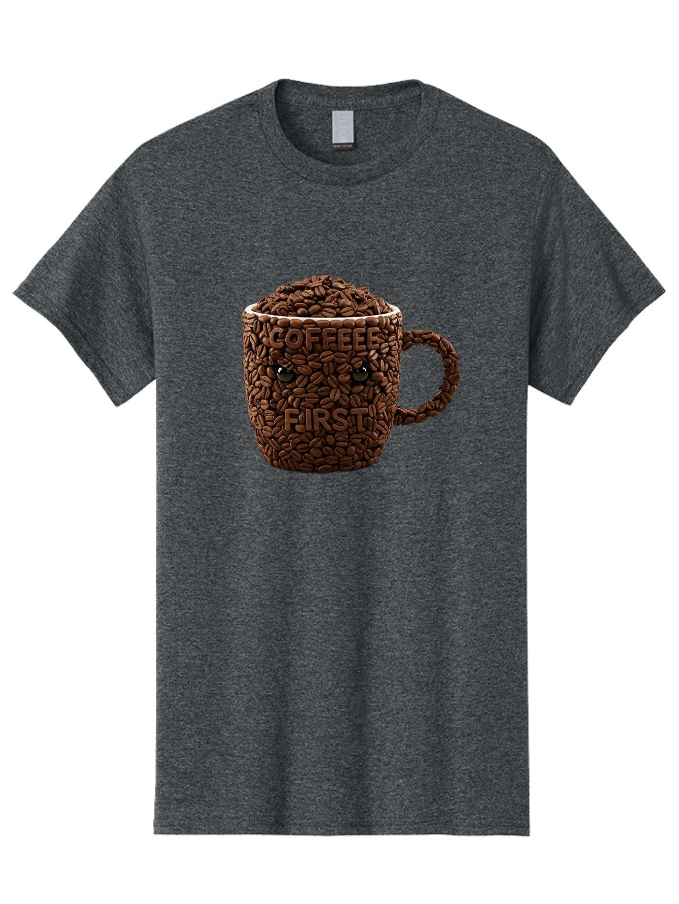 Coffee-First-2 Men'S Graphic Tee, 100% Cotton, Comfortable Casual Summer Wear, Machine Washable, Vintage Camera, Old Camera, Antique Camera, Black Camera, Classic Photography, Photography Equipment, Nostalgic Device, Film Camera, Camera Art Bak280 14