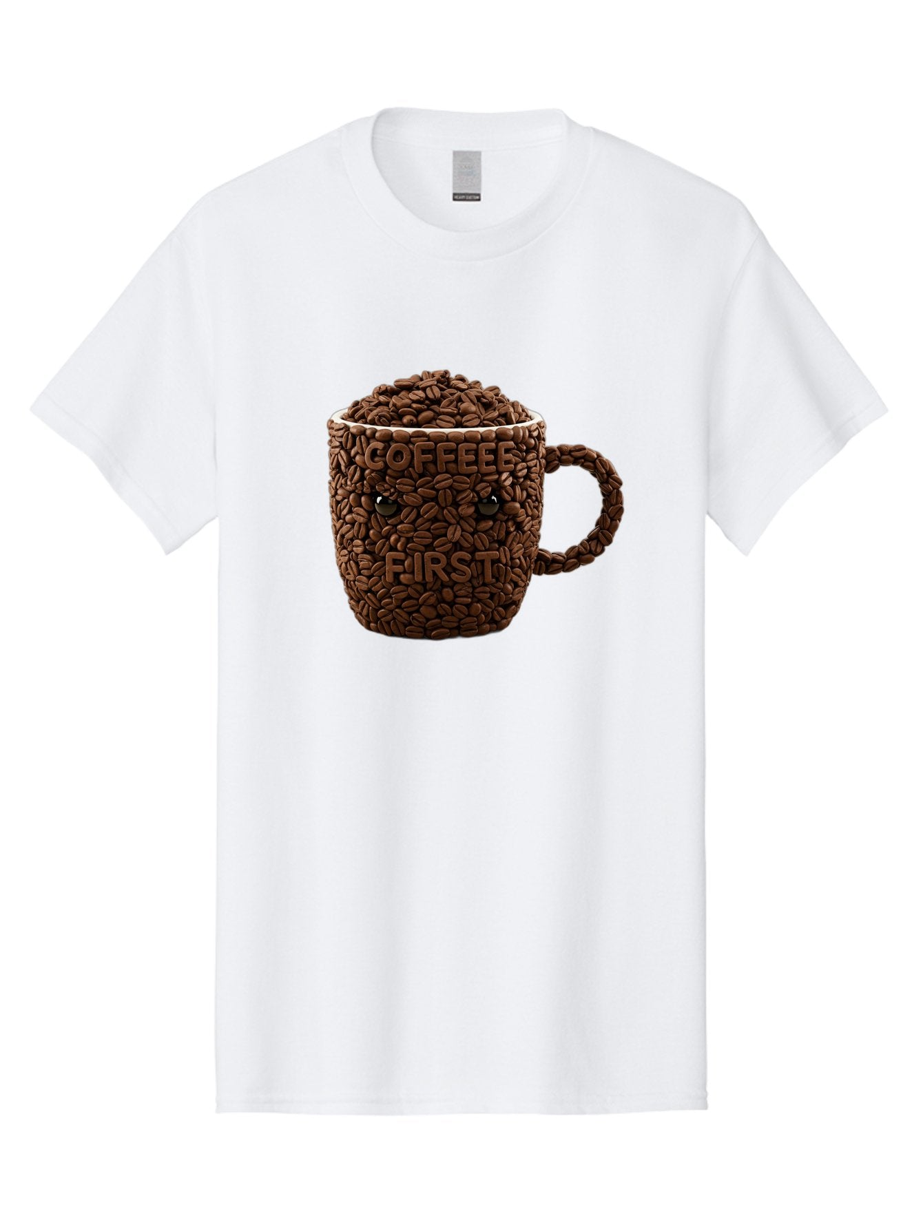 Coffee-First-2 Men'S Graphic Tee, 100% Cotton, Comfortable Casual Summer Wear, Machine Washable, Vintage Camera, Old Camera, Antique Camera, Black Camera, Classic Photography, Photography Equipment, Nostalgic Device, Film Camera, Camera Art Bak280 13