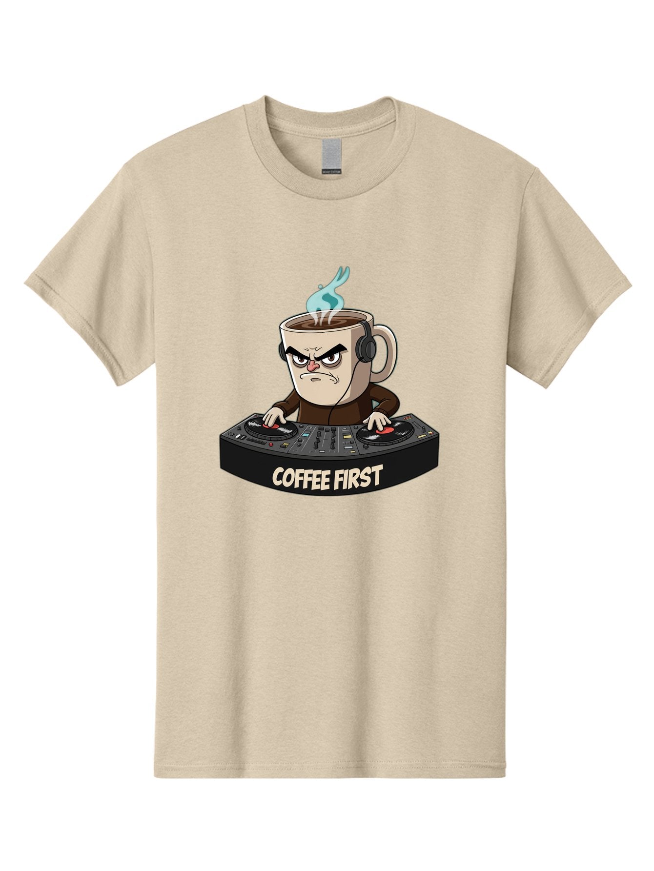 Coffee-First-3 Men'S Graphic Tee, 100% Cotton, Comfortable Casual Summer Wear, Machine Washable, Vintage Camera, Old Camera, Antique Camera, Black Camera, Classic Photography, Photography Equipment, Nostalgic Device, Film Camera, Camera Art Bak281 9