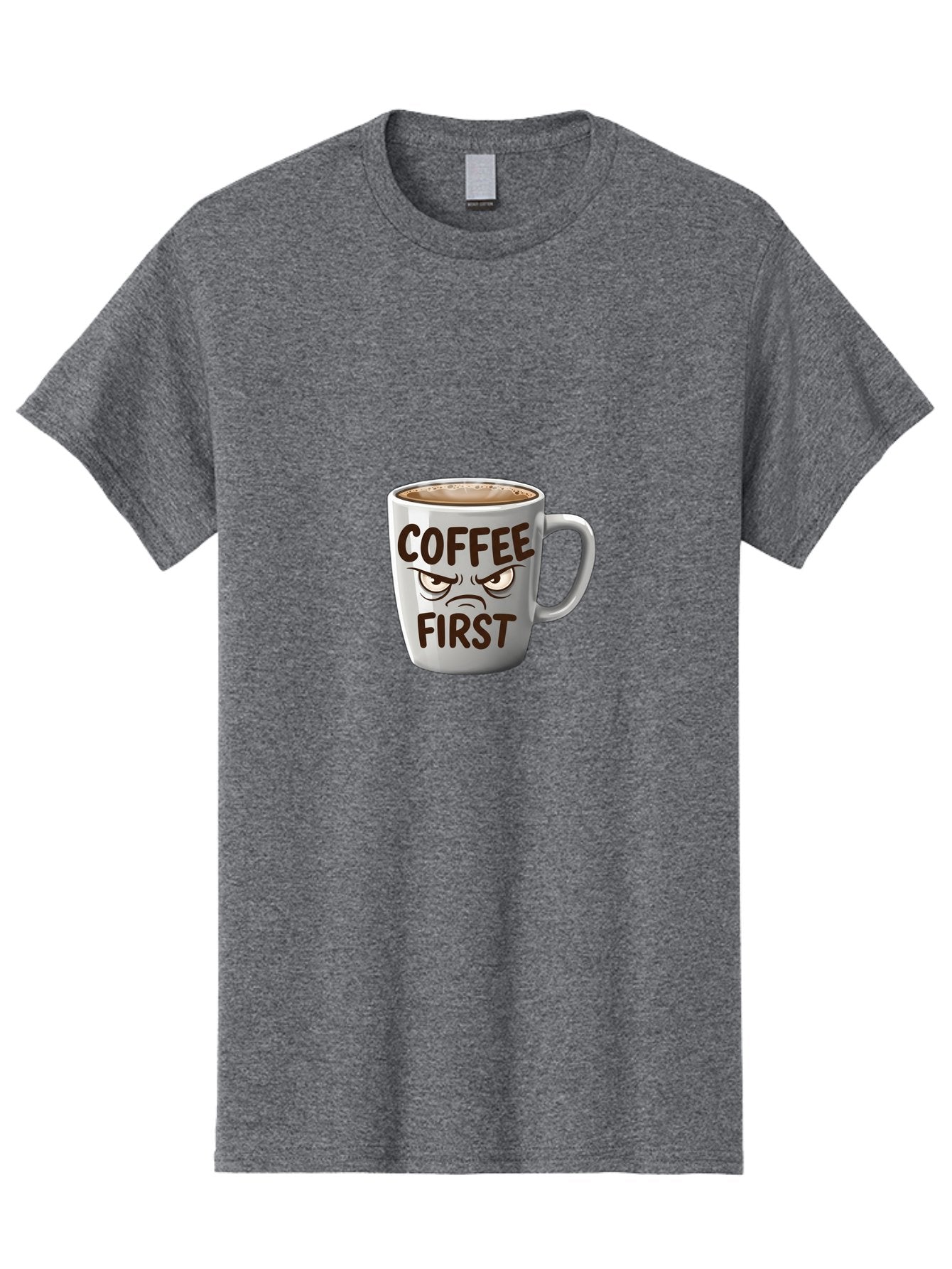 Coffee-First Men'S Graphic Tee, 100% Cotton, Comfortable Casual Summer Wear, Machine Washable, Vintage Camera, Old Camera, Antique Camera, Black Camera, Classic Photography, Photography Equipment, Nostalgic Device, Film Camera, Camera Art Bak283 8
