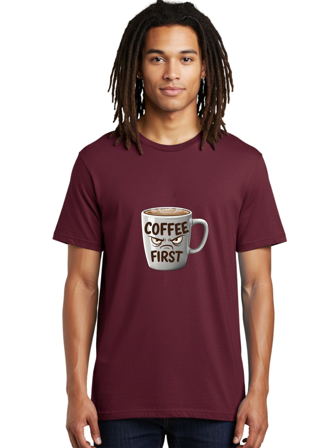 Coffee-First Men'S Graphic Tee, 100% Cotton, Comfortable Casual Summer Wear, Machine Washable, Vintage Camera, Old Camera, Antique Camera, Black Camera, Classic Photography, Photography Equipment, Nostalgic Device, Film Camera, Camera Art Bak283 23