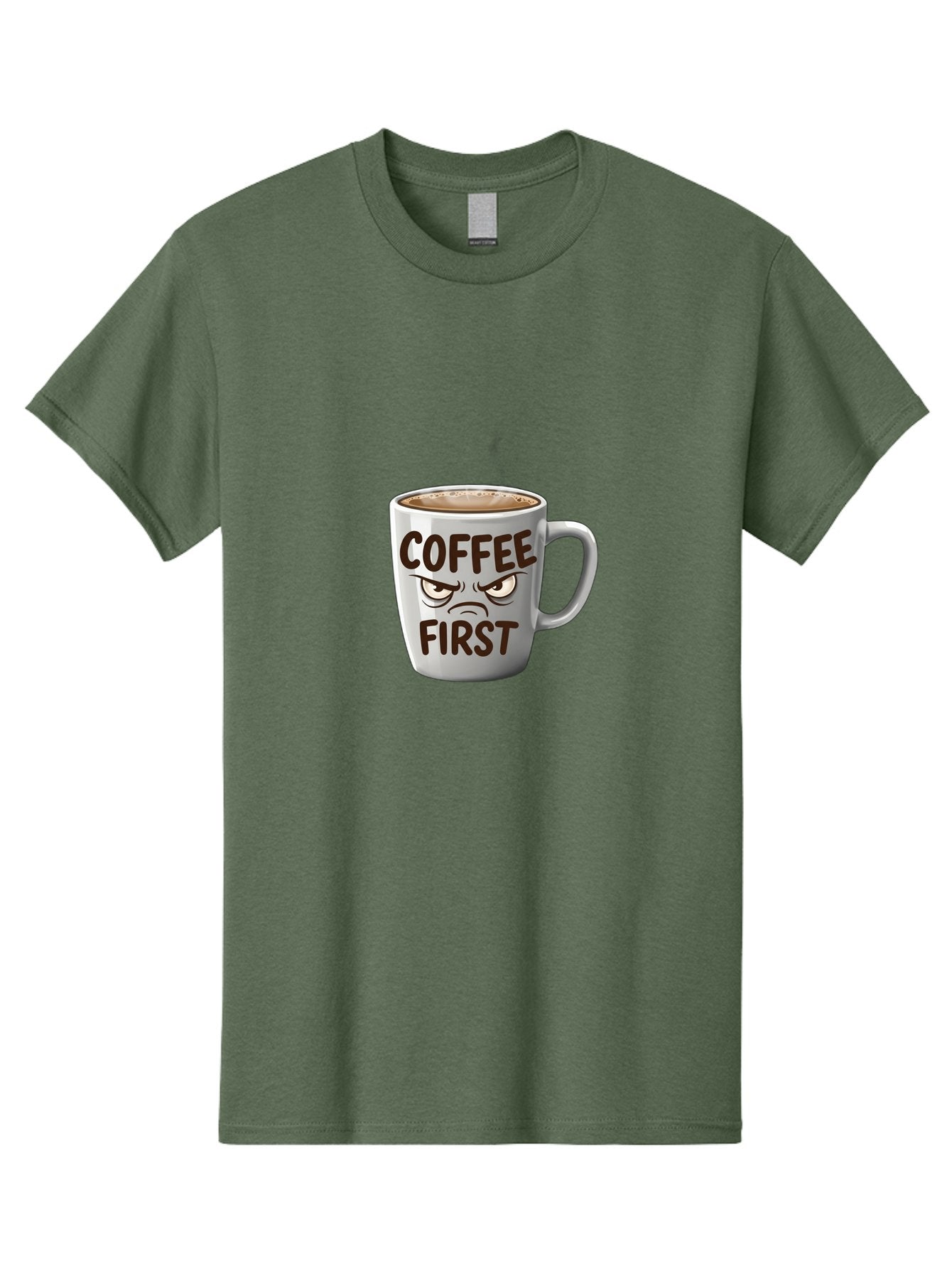 Coffee-First Men'S Graphic Tee, 100% Cotton, Comfortable Casual Summer Wear, Machine Washable, Vintage Camera, Old Camera, Antique Camera, Black Camera, Classic Photography, Photography Equipment, Nostalgic Device, Film Camera, Camera Art Bak283 9