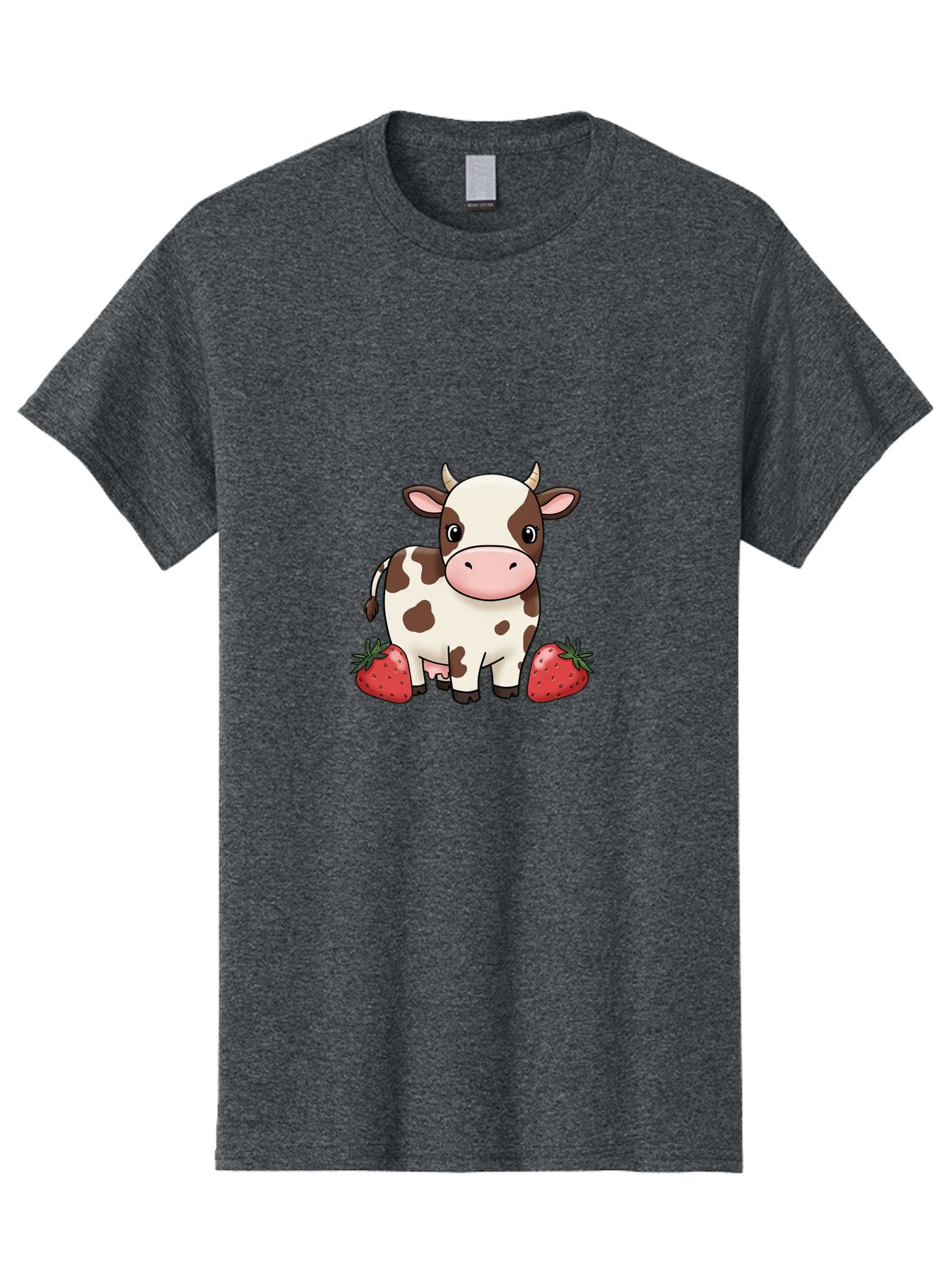Cow-With-Strawberries Men'S Graphic Tee, 100% Cotton, Comfortable Casual Summer Wear, Machine Washable, Vintage Camera, Old Camera, Antique Camera, Black Camera, Classic Photography, Photography Equipment, Nostalgic Device, Film Camera, Bak302 5