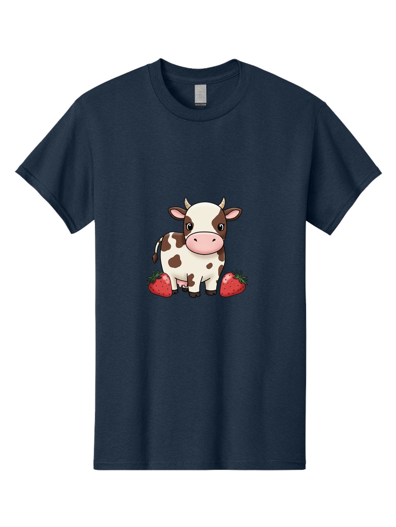 Cow-With-Strawberries Men'S Graphic Tee, 100% Cotton, Comfortable Casual Summer Wear, Machine Washable, Vintage Camera, Old Camera, Antique Camera, Black Camera, Classic Photography, Photography Equipment, Nostalgic Device, Film Camera, Bak302 3