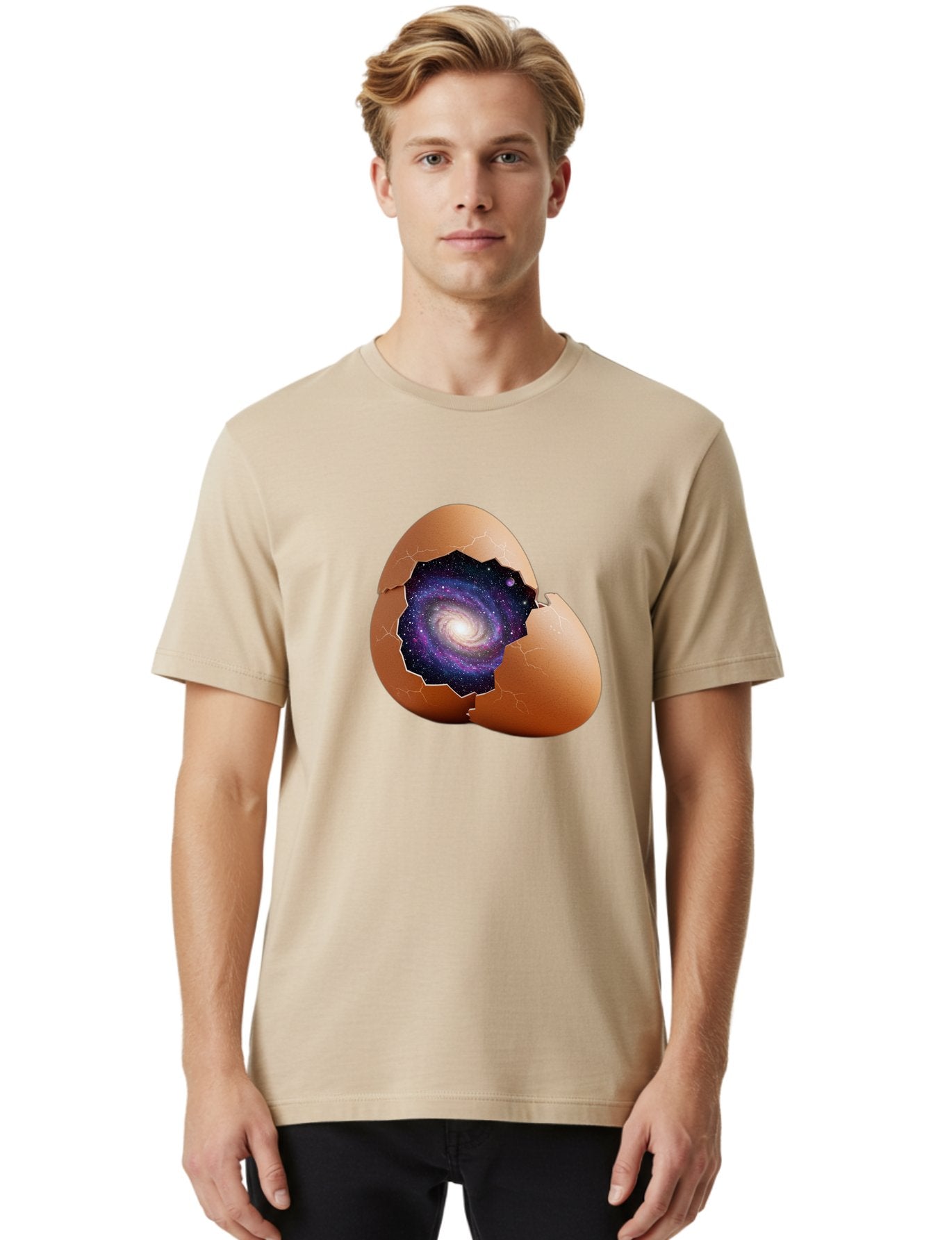 Cracked-Egg-Galaxy-6 Men'S Graphic Tee, 100% Cotton, Comfortable Casual Summer Wear, Machine Washable, Vintage Camera, Old Camera, Antique Camera, Black Camera, Classic Photography, Photography Equipment, Nostalgic Device, Film Camera, Bak308 23