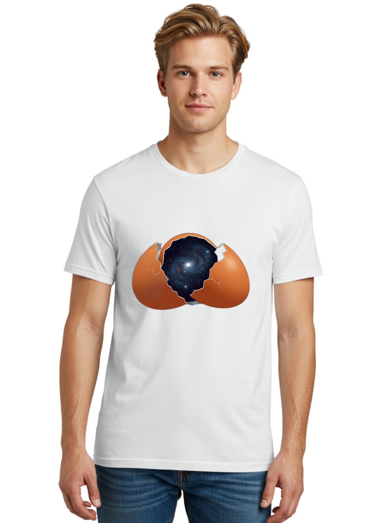 Cracked-Egg-Galaxy Men'S Graphic Tee, 100% Cotton, Comfortable Casual Summer Wear, Machine Washable, Vintage Camera, Old Camera, Antique Camera, Black Camera, Classic Photography, Photography Equipment, Nostalgic Device, Film Camera, Bak309 23