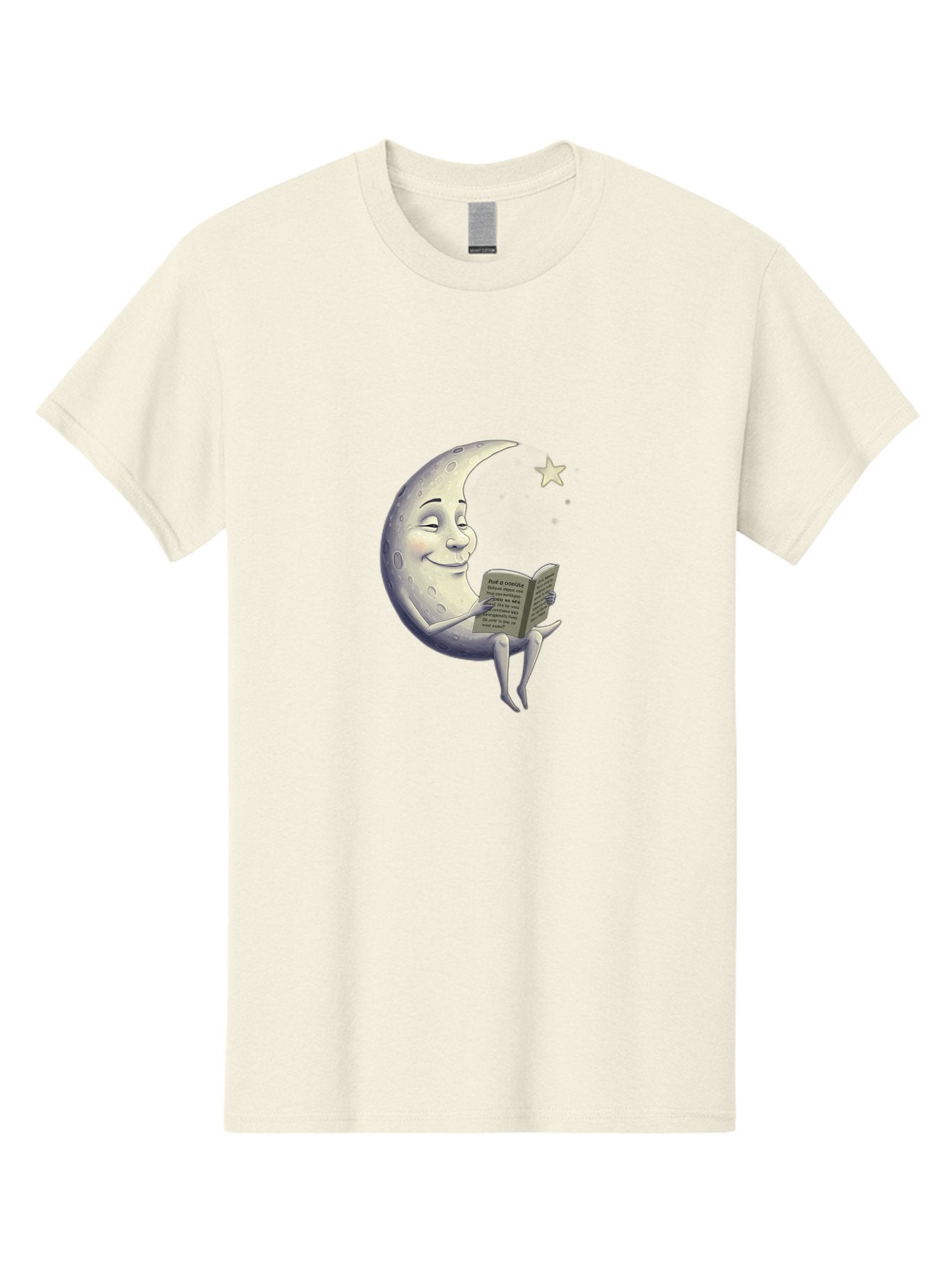 Crescent-Moon-Reading-2 Men'S Graphic Tee, 100% Cotton, Comfortable Casual Summer Wear, Machine Washable, Vintage Camera, Old Camera, Antique Camera, Black Camera, Classic Photography, Photography Equipment, Nostalgic Device, Film Camera, Bak318 13