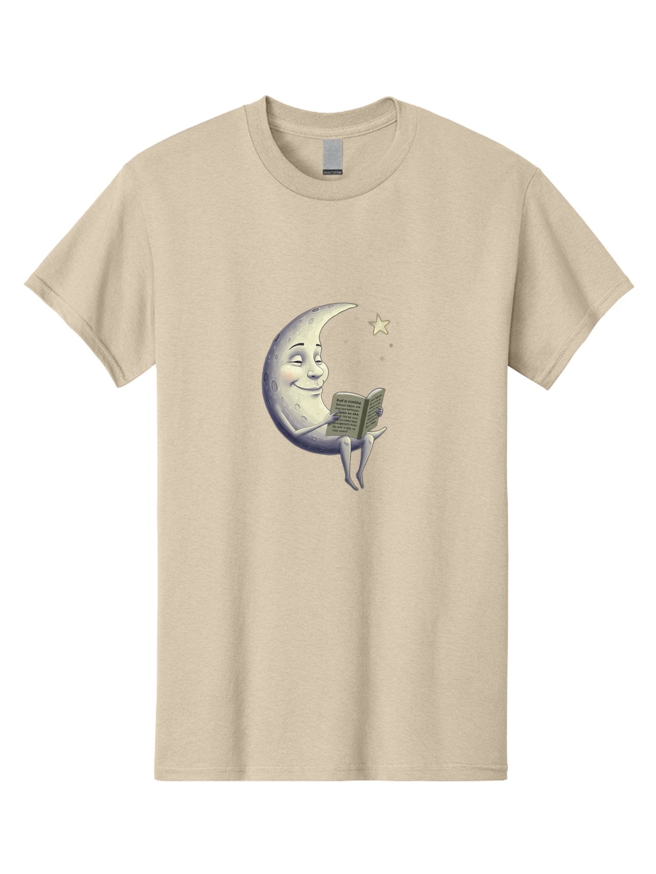 Crescent-Moon-Reading-2 Men'S Graphic Tee, 100% Cotton, Comfortable Casual Summer Wear, Machine Washable, Vintage Camera, Old Camera, Antique Camera, Black Camera, Classic Photography, Photography Equipment, Nostalgic Device, Film Camera, Bak318 3