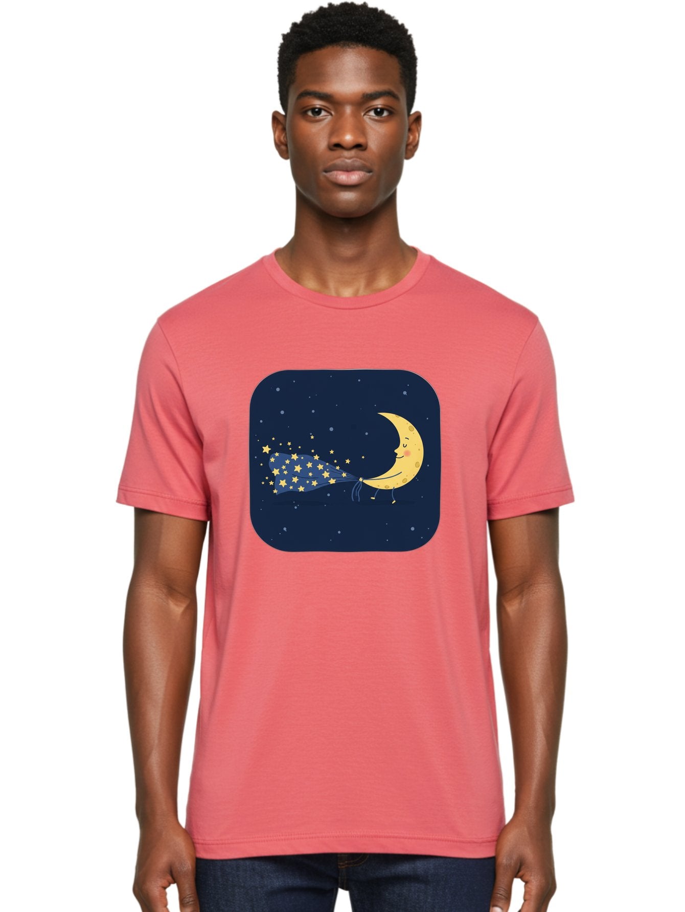 Crescent-Moon-With-Stars Men'S Graphic Tee, 100% Cotton, Comfortable Casual Summer Wear, Machine Washable, Vintage Camera, Old Camera, Antique Camera, Black Camera, Classic Photography, Photography Equipment, Nostalgic Device, Film Camera, Bak320 21