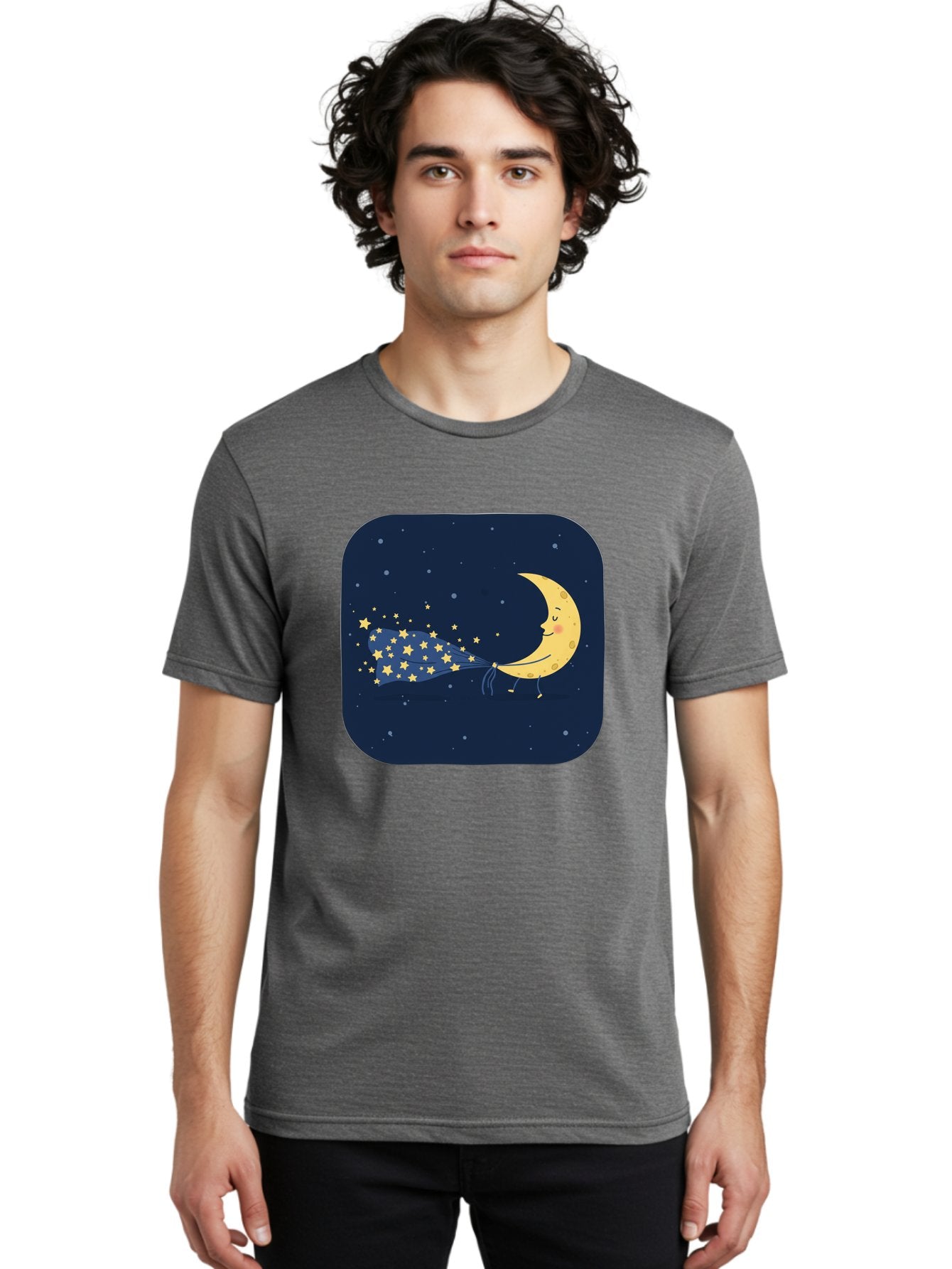 Crescent-Moon-With-Stars Men'S Graphic Tee, 100% Cotton, Comfortable Casual Summer Wear, Machine Washable, Vintage Camera, Old Camera, Antique Camera, Black Camera, Classic Photography, Photography Equipment, Nostalgic Device, Film Camera, Bak320 19