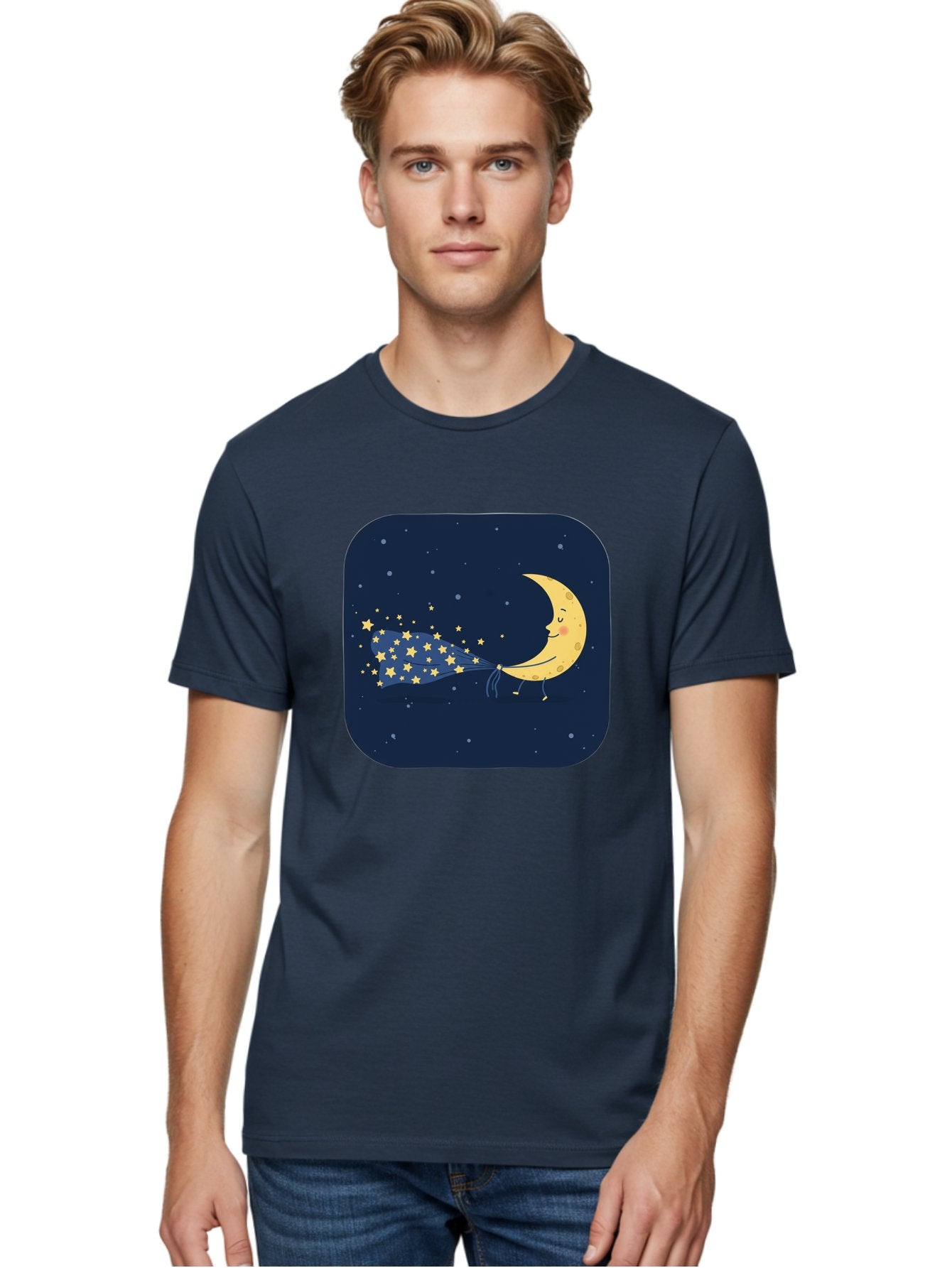 Crescent-Moon-With-Stars Men'S Graphic Tee, 100% Cotton, Comfortable Casual Summer Wear, Machine Washable, Vintage Camera, Old Camera, Antique Camera, Black Camera, Classic Photography, Photography Equipment, Nostalgic Device, Film Camera, Bak320 28