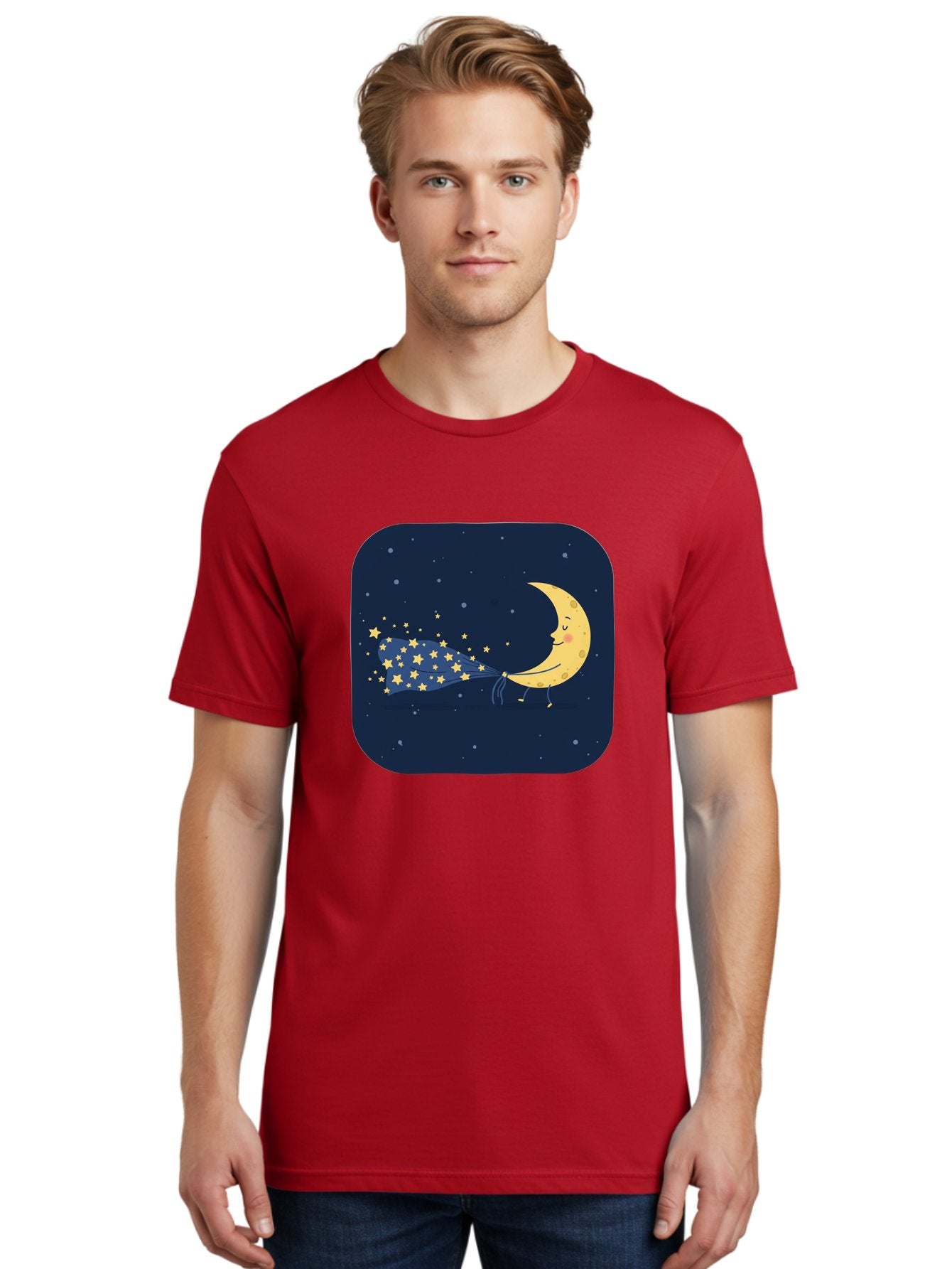 Crescent-Moon-With-Stars Men'S Graphic Tee, 100% Cotton, Comfortable Casual Summer Wear, Machine Washable, Vintage Camera, Old Camera, Antique Camera, Black Camera, Classic Photography, Photography Equipment, Nostalgic Device, Film Camera, Bak320 26