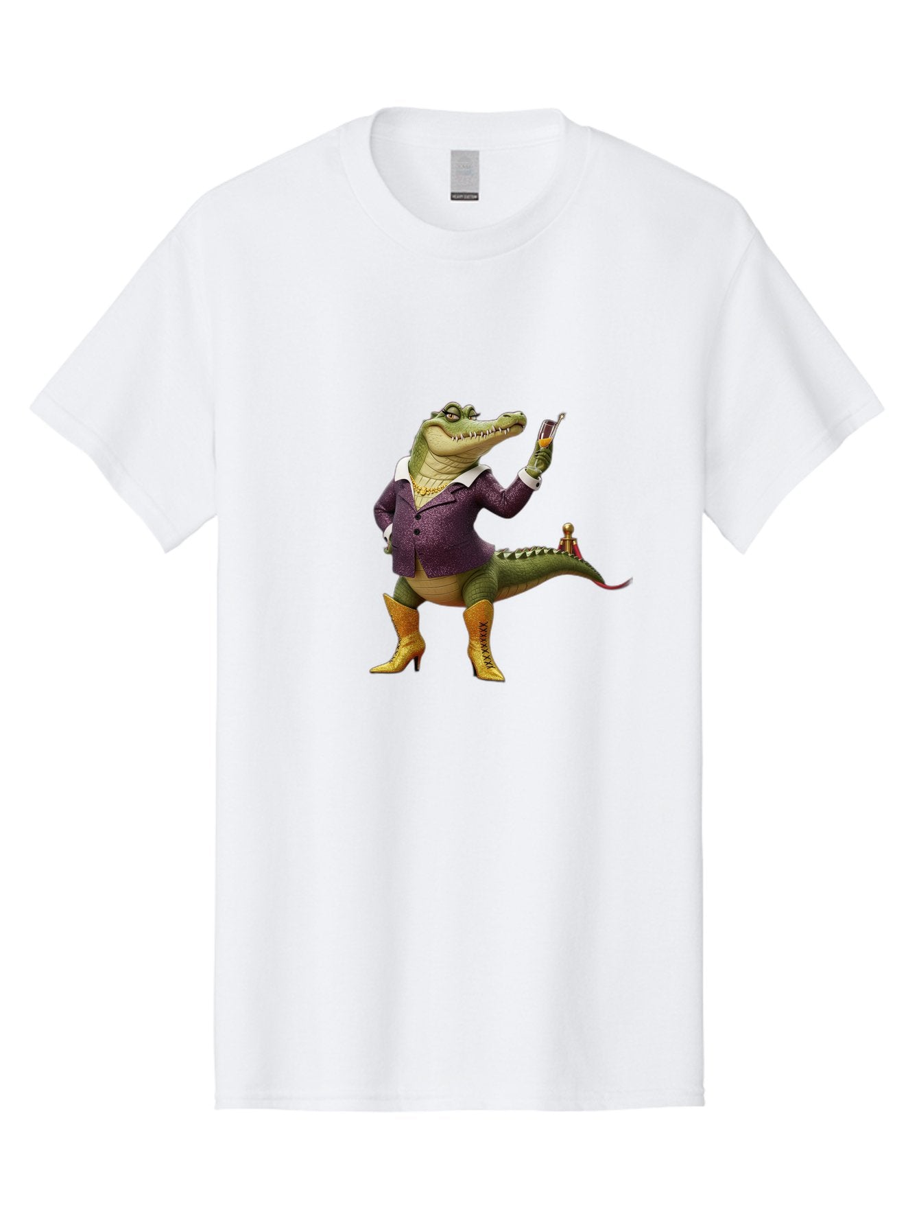 Crocodile-In-Purple-Suit Men'S Graphic Tee, 100% Cotton, Comfortable Casual Summer Wear, Machine Washable, Vintage Camera, Old Camera, Antique Camera, Black Camera, Classic Photography, Photography Equipment, Nostalgic Device, Film Camera, Bak324 10