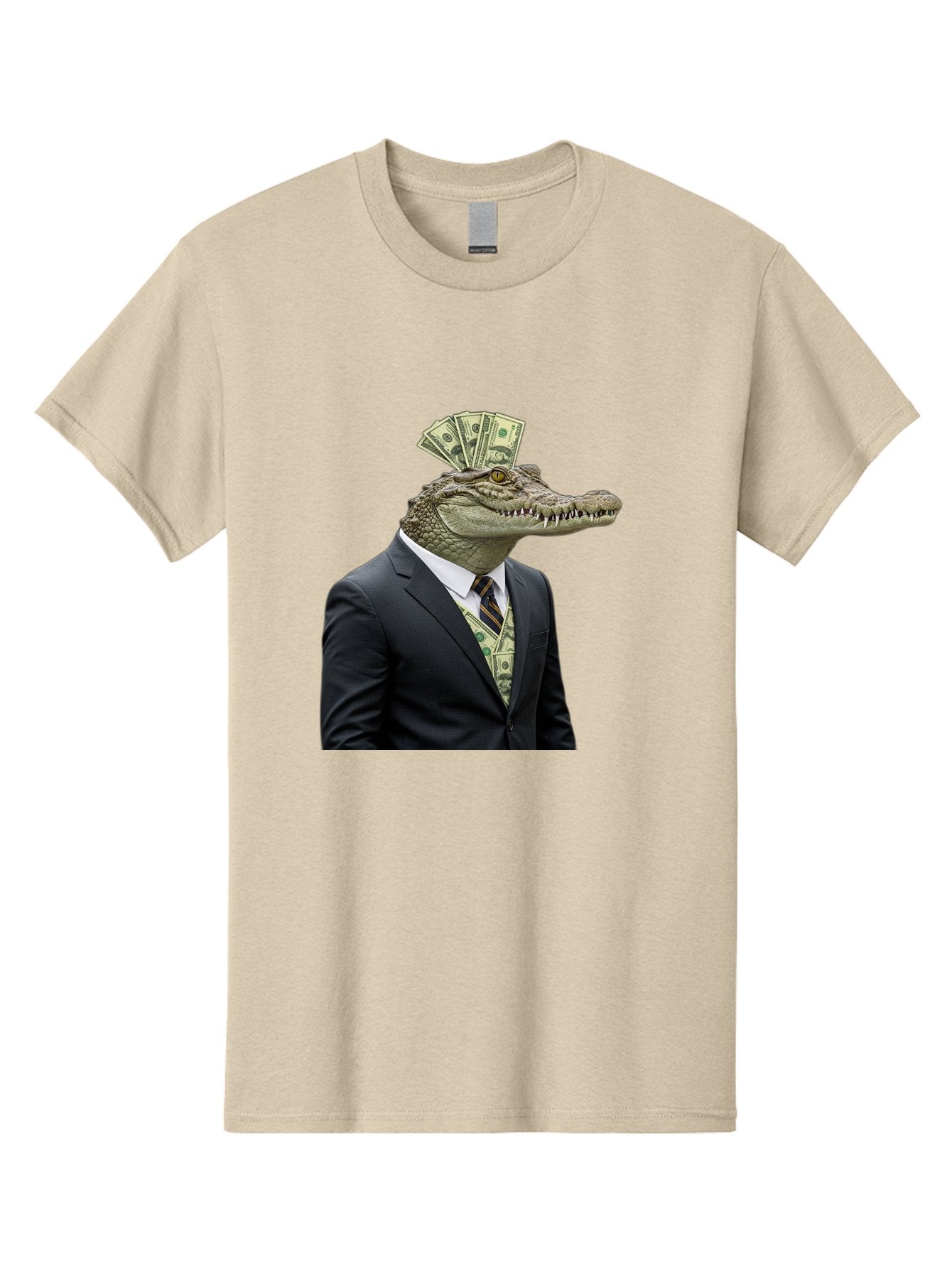 Crocodile-In-Suit-4 Men'S Graphic Tee, 100% Cotton, Comfortable Casual Summer Wear, Machine Washable, Vintage Camera, Old Camera, Antique Camera, Black Camera, Classic Photography, Photography Equipment, Nostalgic Device, Film Camera, Bak328 9