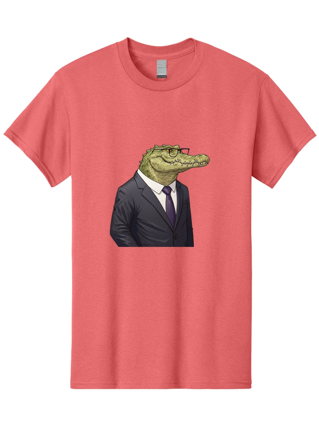 Crocodile-In-Suit-6 Men'S Graphic Tee, 100% Cotton, Comfortable Casual Summer Wear, Machine Washable, Vintage Camera, Old Camera, Antique Camera, Black Camera, Classic Photography, Photography Equipment, Nostalgic Device, Film Camera, Bak330 14