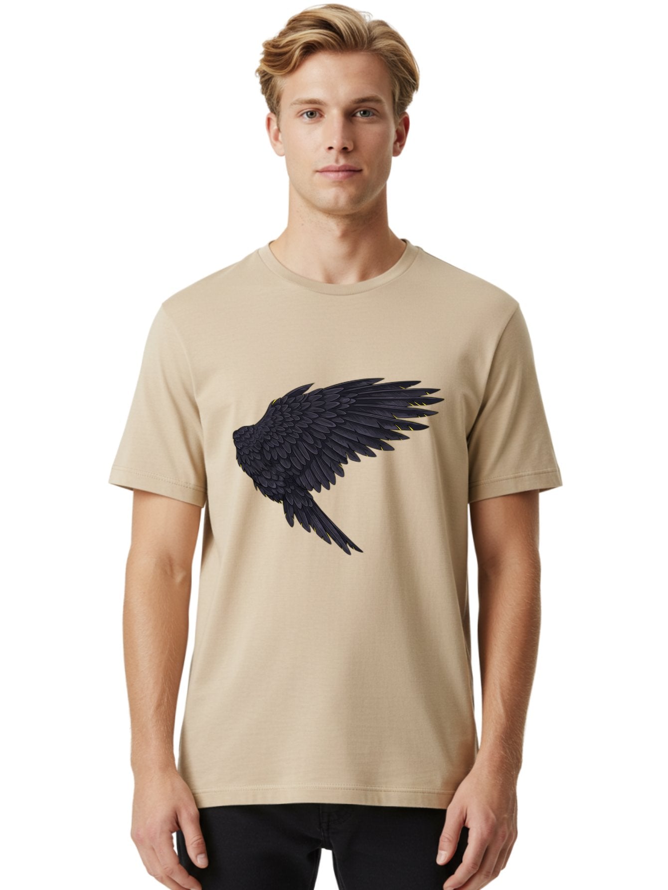 Crow-In-Flight Men'S Graphic Tee, 100% Cotton, Comfortable Casual Summer Wear, Machine Washable, Vintage Camera, Old Camera, Antique Camera, Black Camera, Classic Photography, Photography Equipment, Nostalgic Device, Film Camera, Camera Art Bak338 20