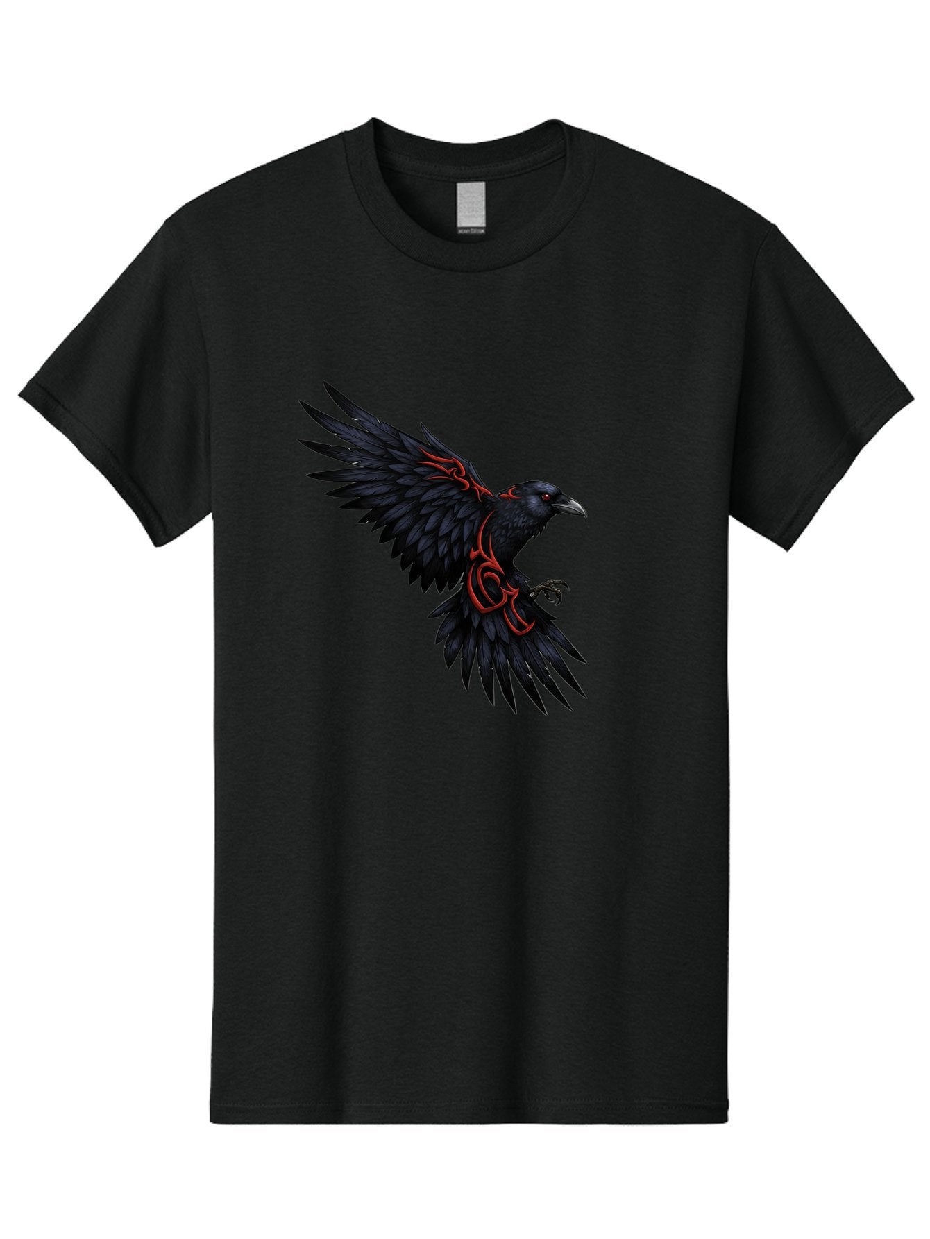 Crow-With-Tribal-Art Men'S Graphic Tee, 100% Cotton, Comfortable Casual Summer Wear, Machine Washable, Vintage Camera, Old Camera, Antique Camera, Black Camera, Classic Photography, Photography Equipment, Nostalgic Device, Film Camera, Bak339 7