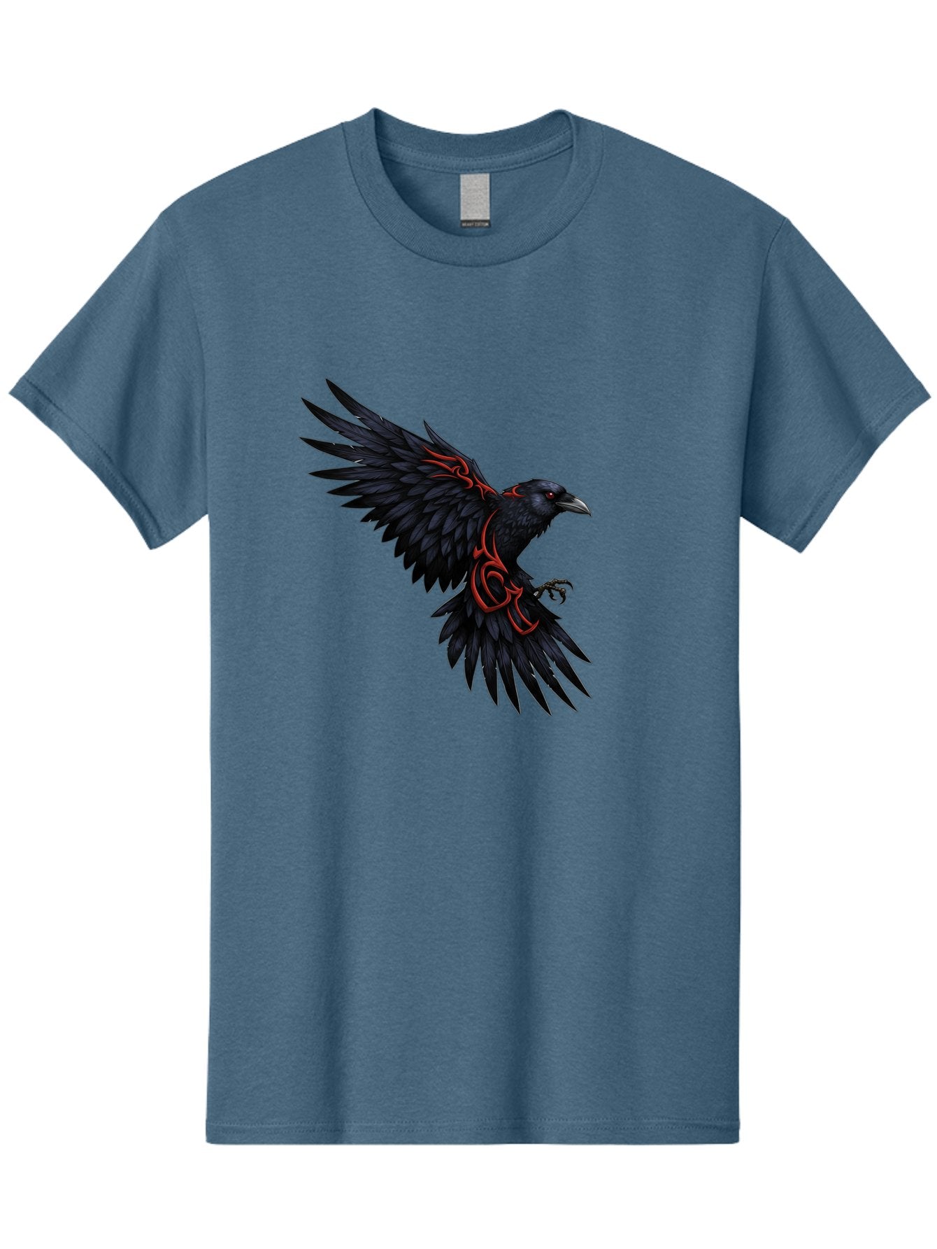 Crow-With-Tribal-Art Men'S Graphic Tee, 100% Cotton, Comfortable Casual Summer Wear, Machine Washable, Vintage Camera, Old Camera, Antique Camera, Black Camera, Classic Photography, Photography Equipment, Nostalgic Device, Film Camera, Bak339 15
