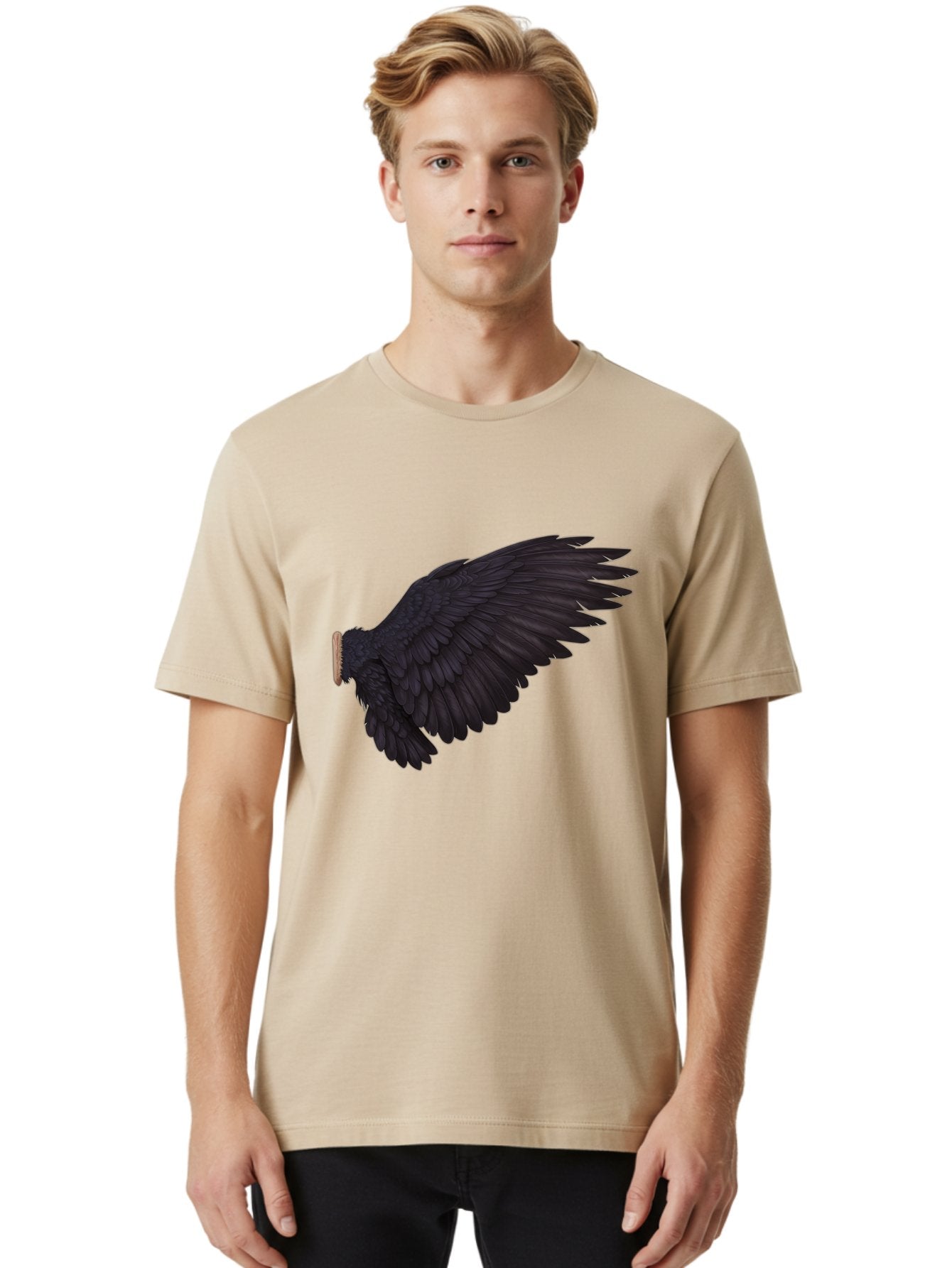 Crow Men'S Graphic Tee, 100% Cotton, Comfortable Casual Summer Wear, Machine Washable, Vintage Camera, Old Camera, Antique Camera, Black Camera, Classic Photography, Photography Equipment, Nostalgic Device, Film Camera, Camera Art Bak340 25
