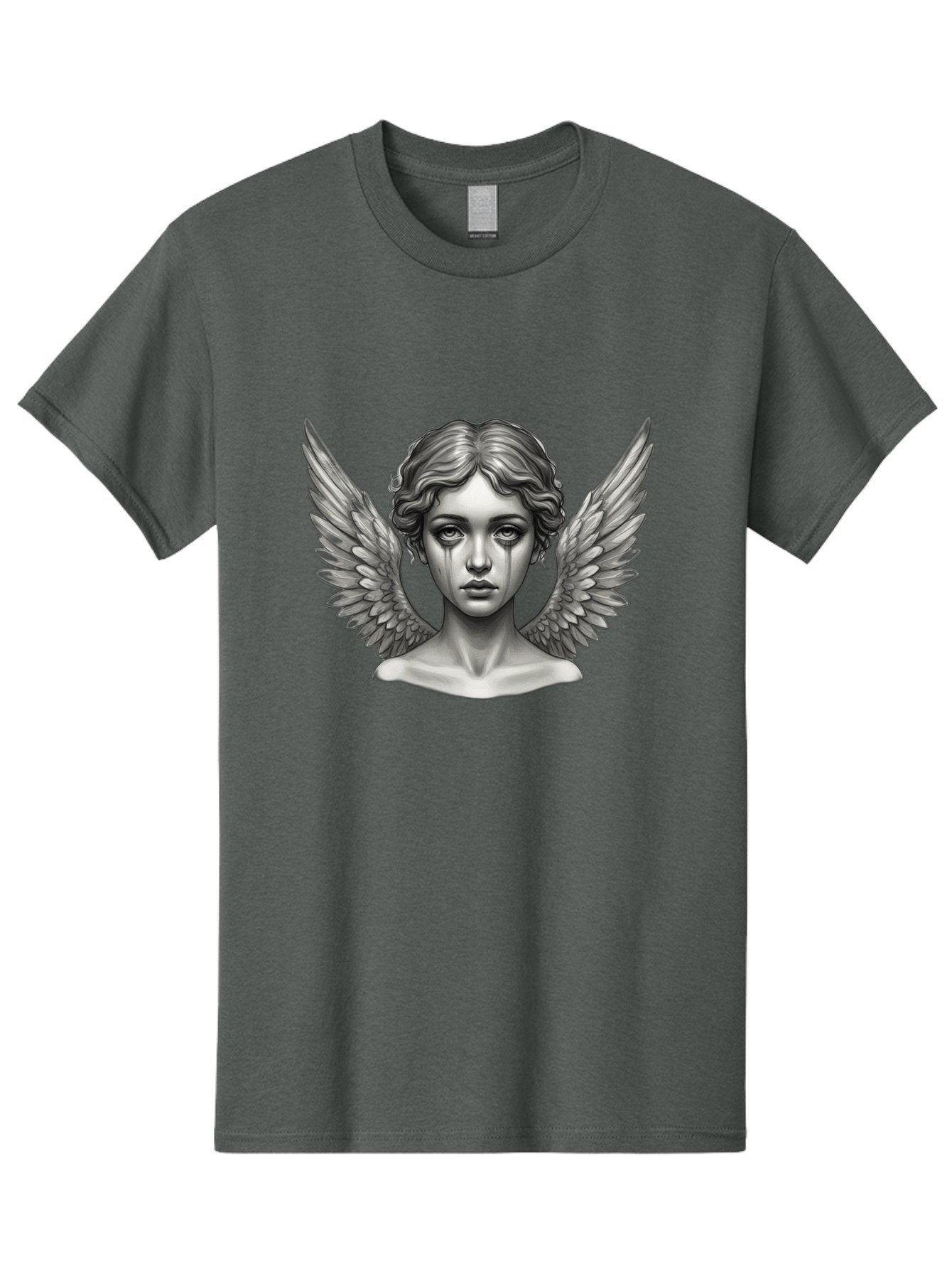 Crying-Angel-Statue Men'S Graphic Tee, 100% Cotton, Comfortable Casual Summer Wear, Machine Washable, Vintage Camera, Old Camera, Antique Camera, Black Camera, Classic Photography, Photography Equipment, Nostalgic Device, Film Camera, Bak345 11